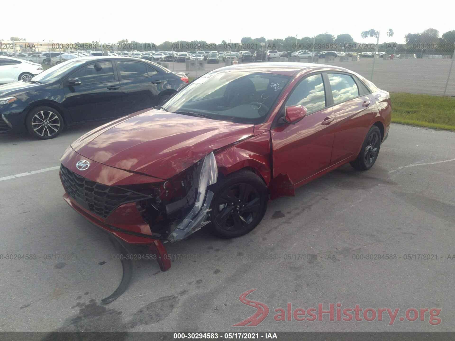 KMHLS4AG4MU141321 2021 HYUNDAI ELANTRA