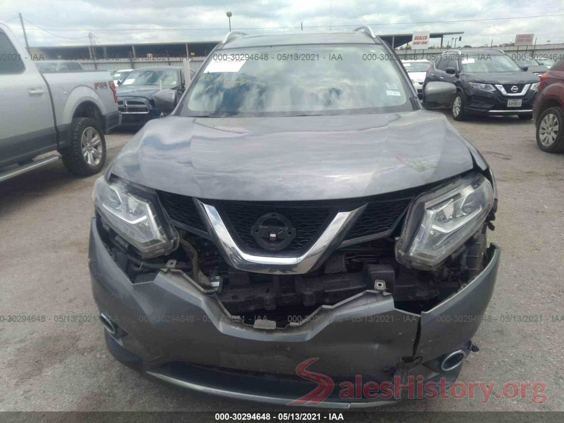 5N1AT2MT4GC745818 2016 NISSAN ROGUE