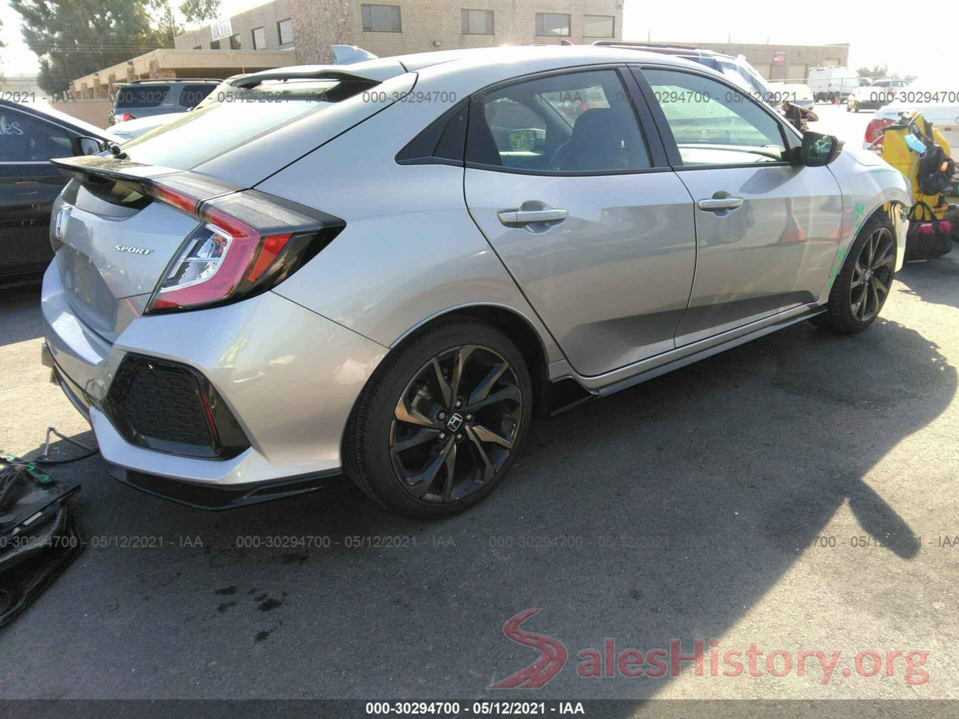 SHHFK7H44JU415506 2018 HONDA CIVIC HATCHBACK