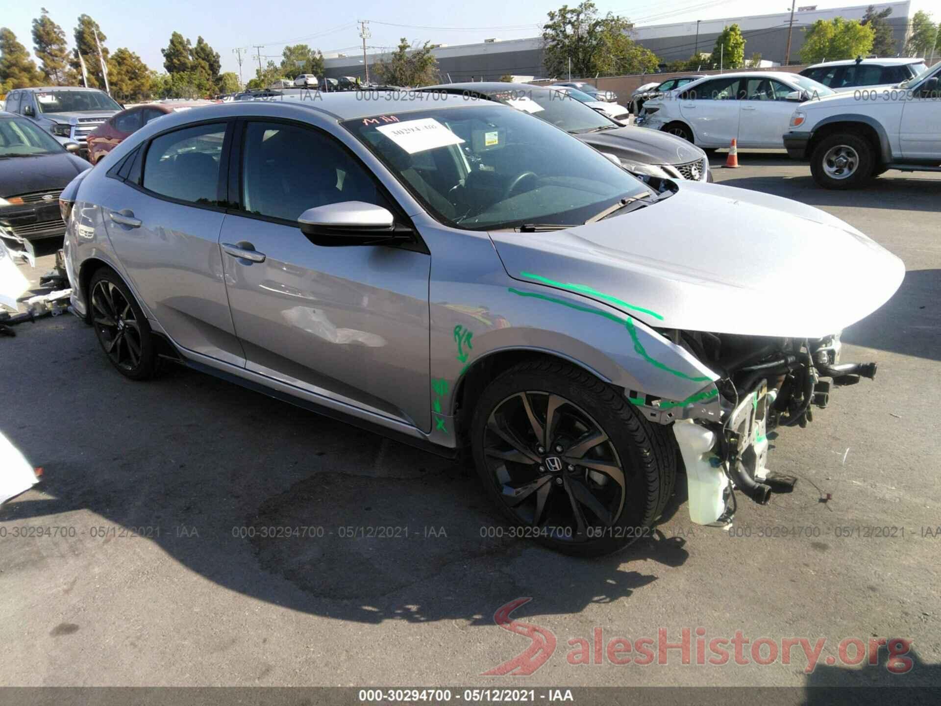 SHHFK7H44JU415506 2018 HONDA CIVIC HATCHBACK