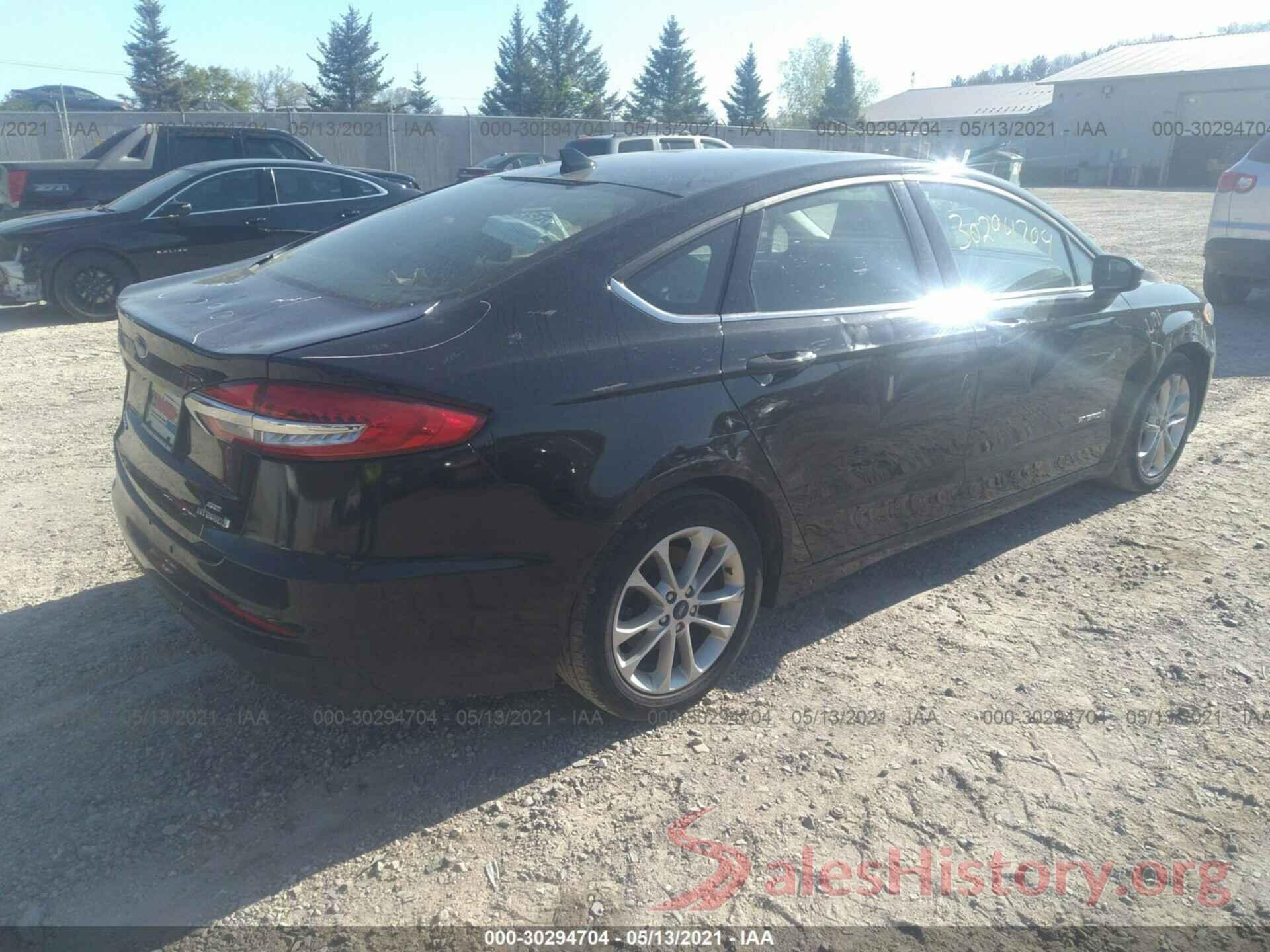 3FA6P0LU0KR120541 2019 FORD FUSION HYBRID