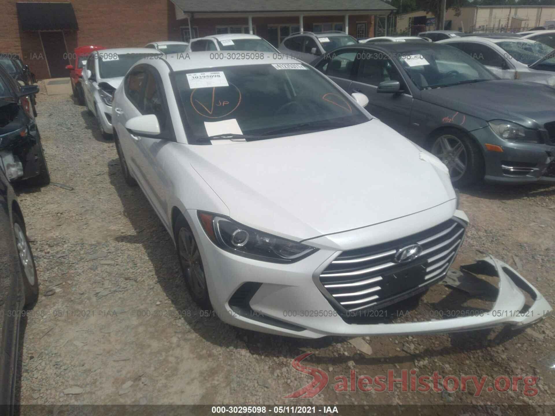 5NPD84LF7JH226249 2018 HYUNDAI ELANTRA