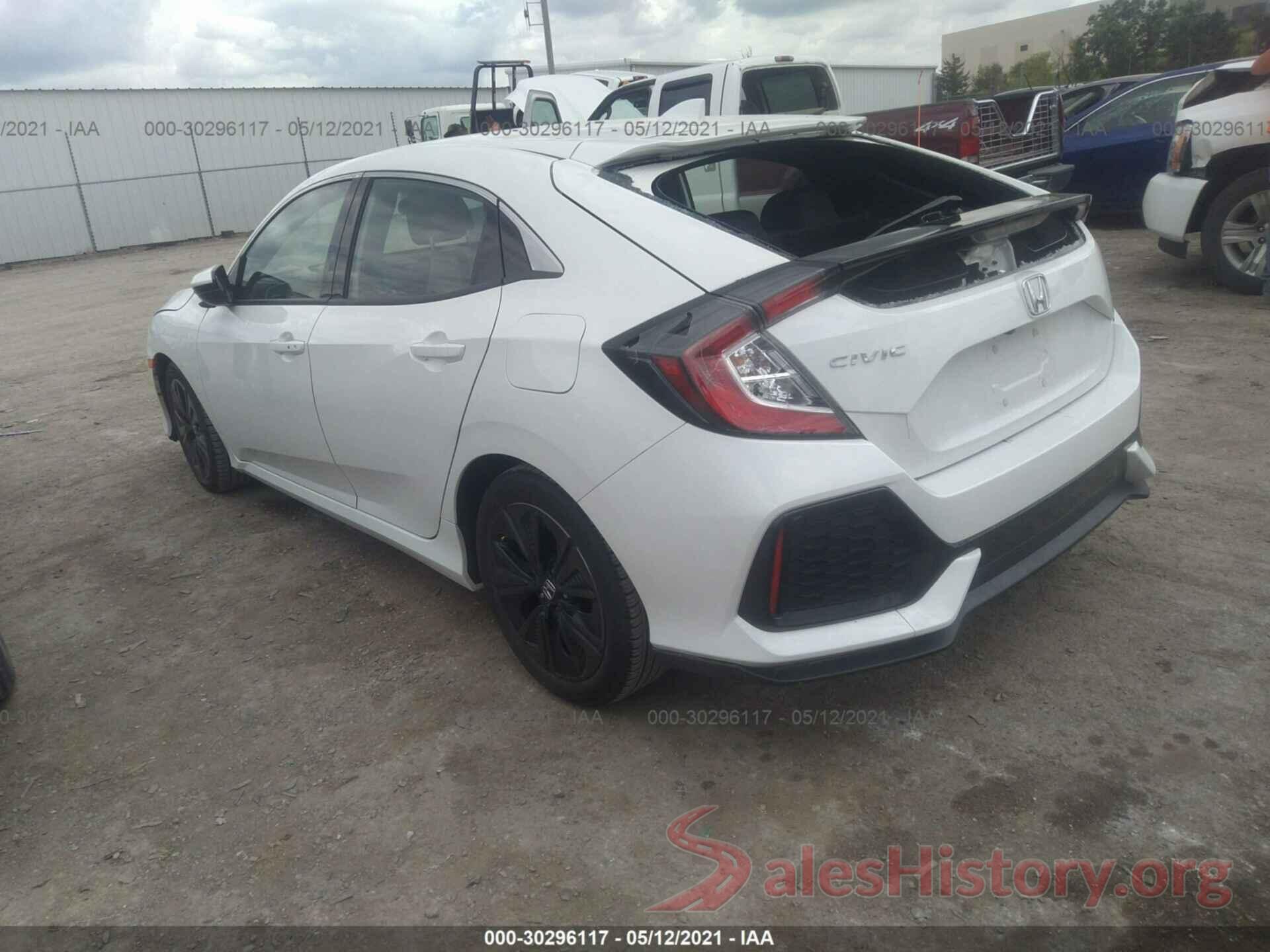 SHHFK7H62KU226288 2019 HONDA CIVIC HATCHBACK