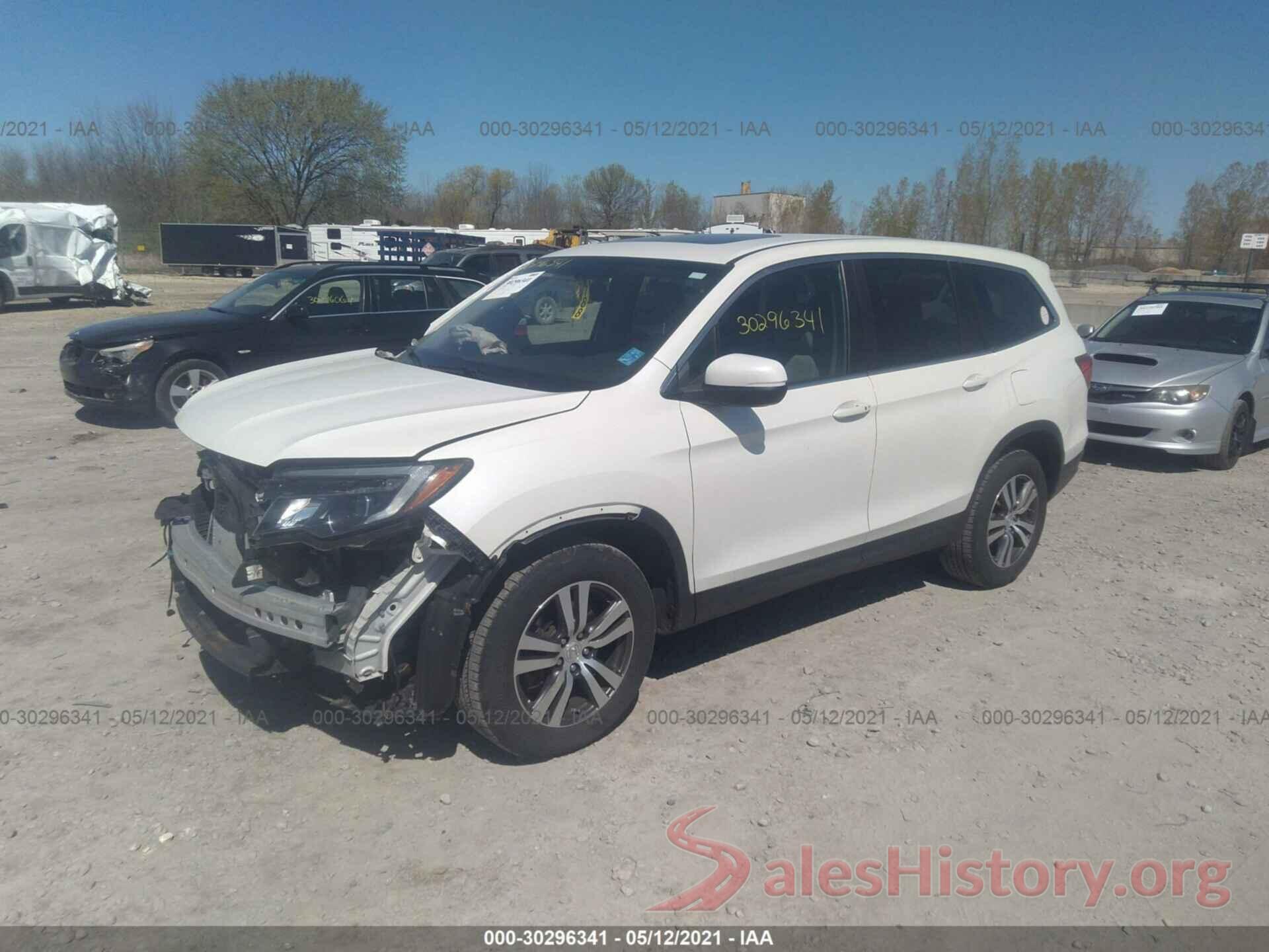 5FNYF6H82GB052451 2016 HONDA PILOT