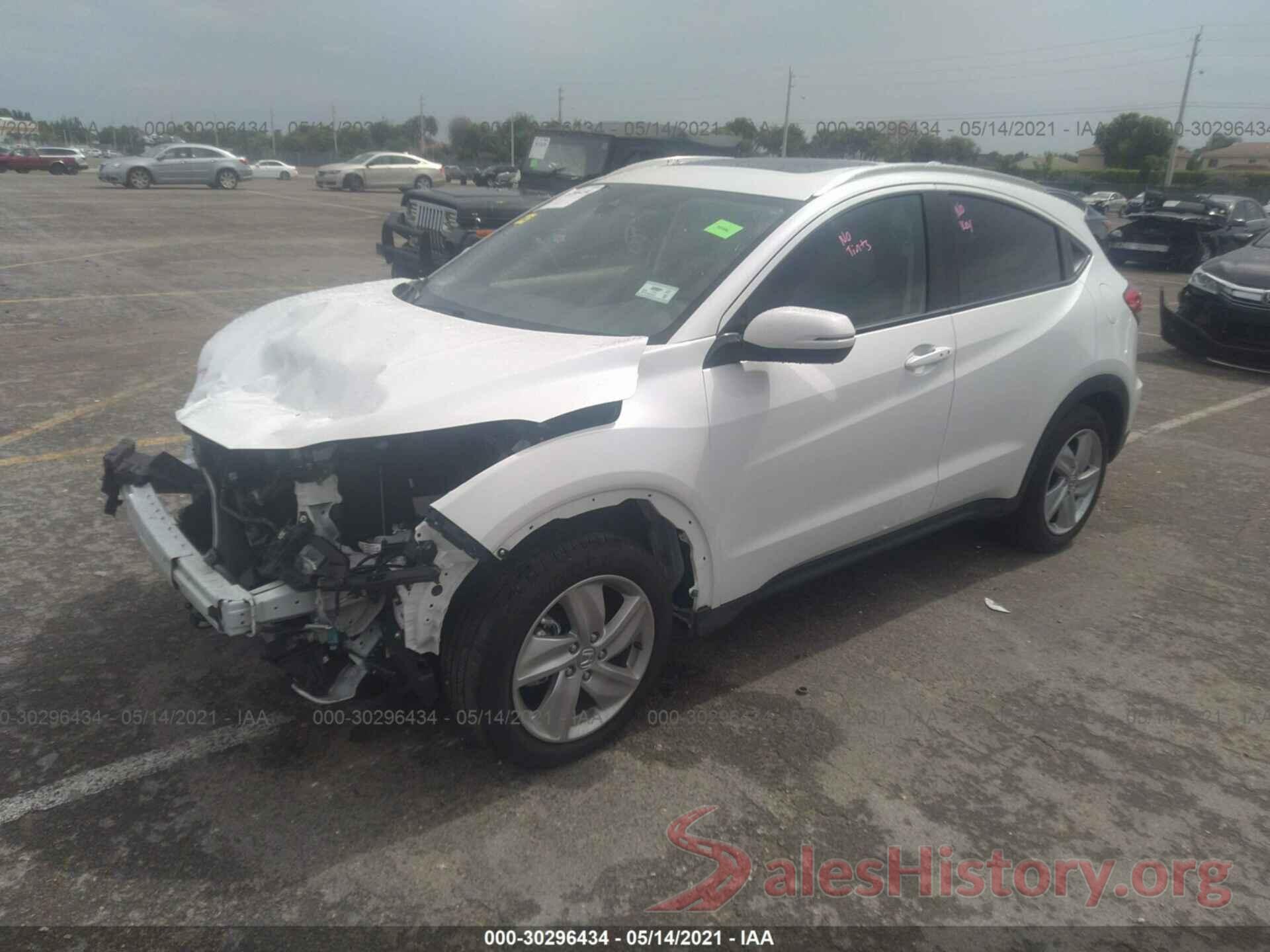 3CZRU5H70KM708267 2019 HONDA HR-V