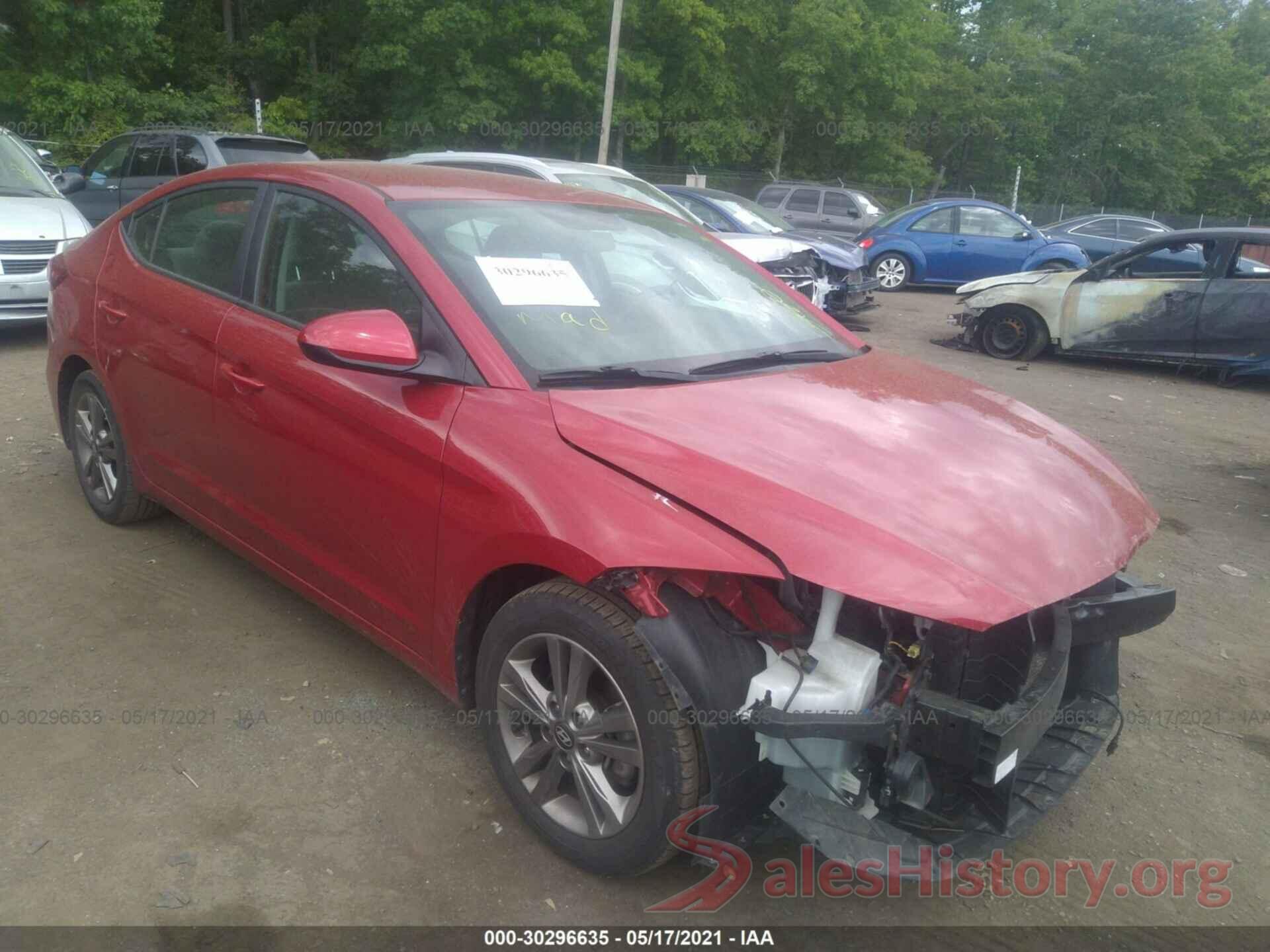 5NPD84LF9JH241450 2018 HYUNDAI ELANTRA