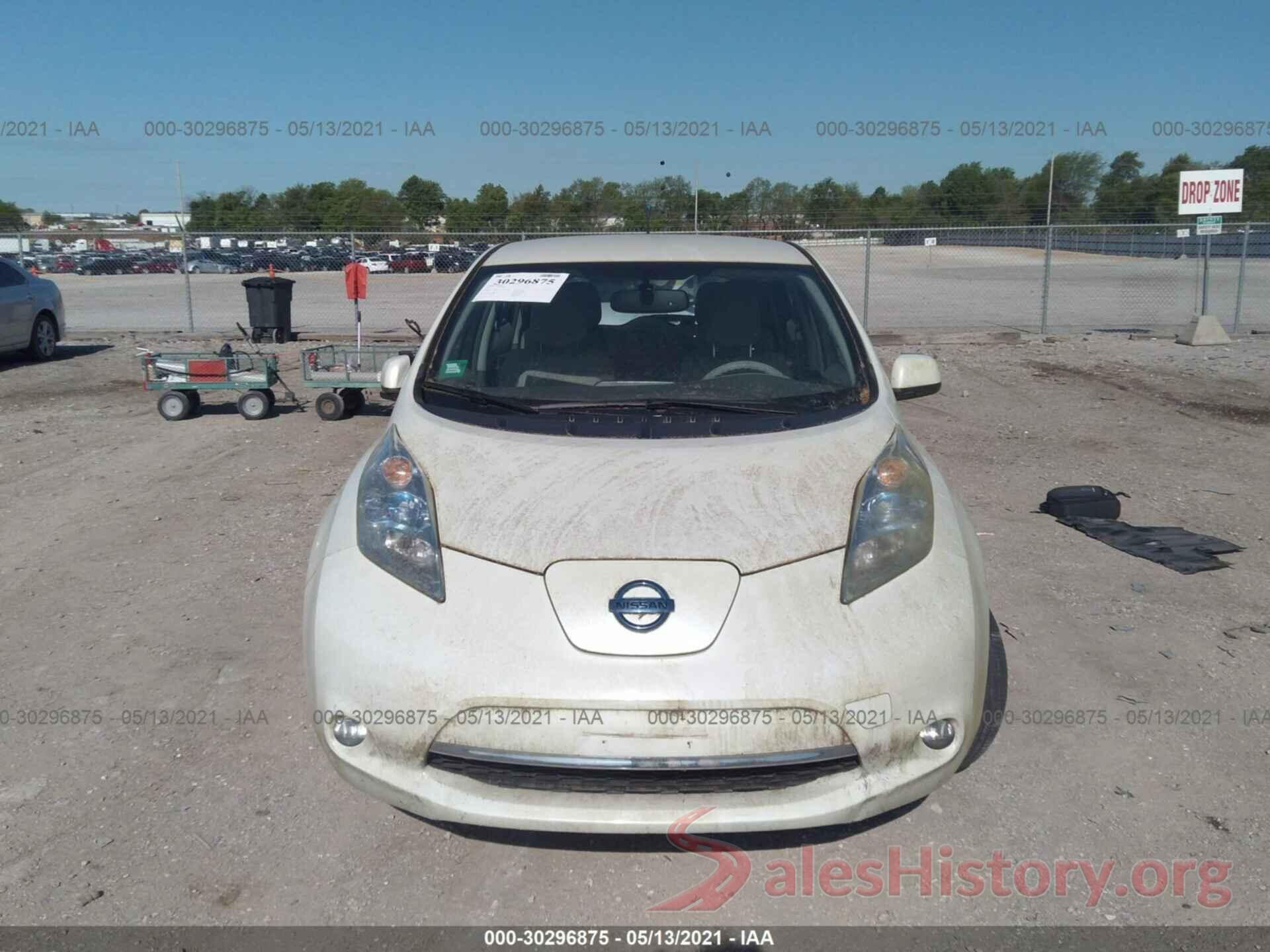 JN1AZ0CP0BT001267 2011 NISSAN LEAF