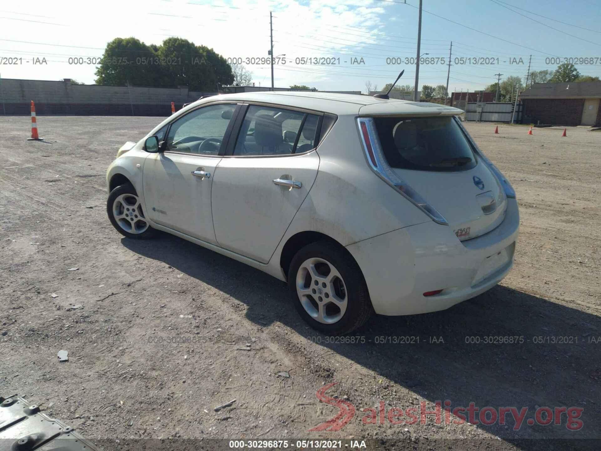 JN1AZ0CP0BT001267 2011 NISSAN LEAF