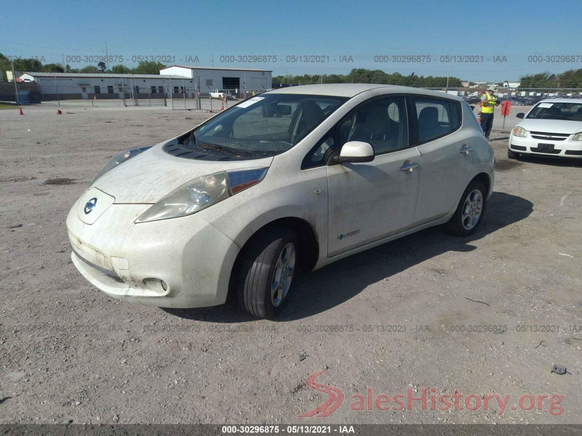 JN1AZ0CP0BT001267 2011 NISSAN LEAF