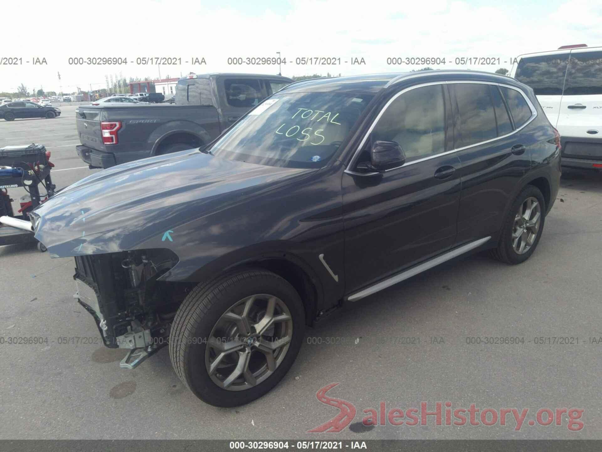 5UXTY3C07L9D36782 2020 BMW X3