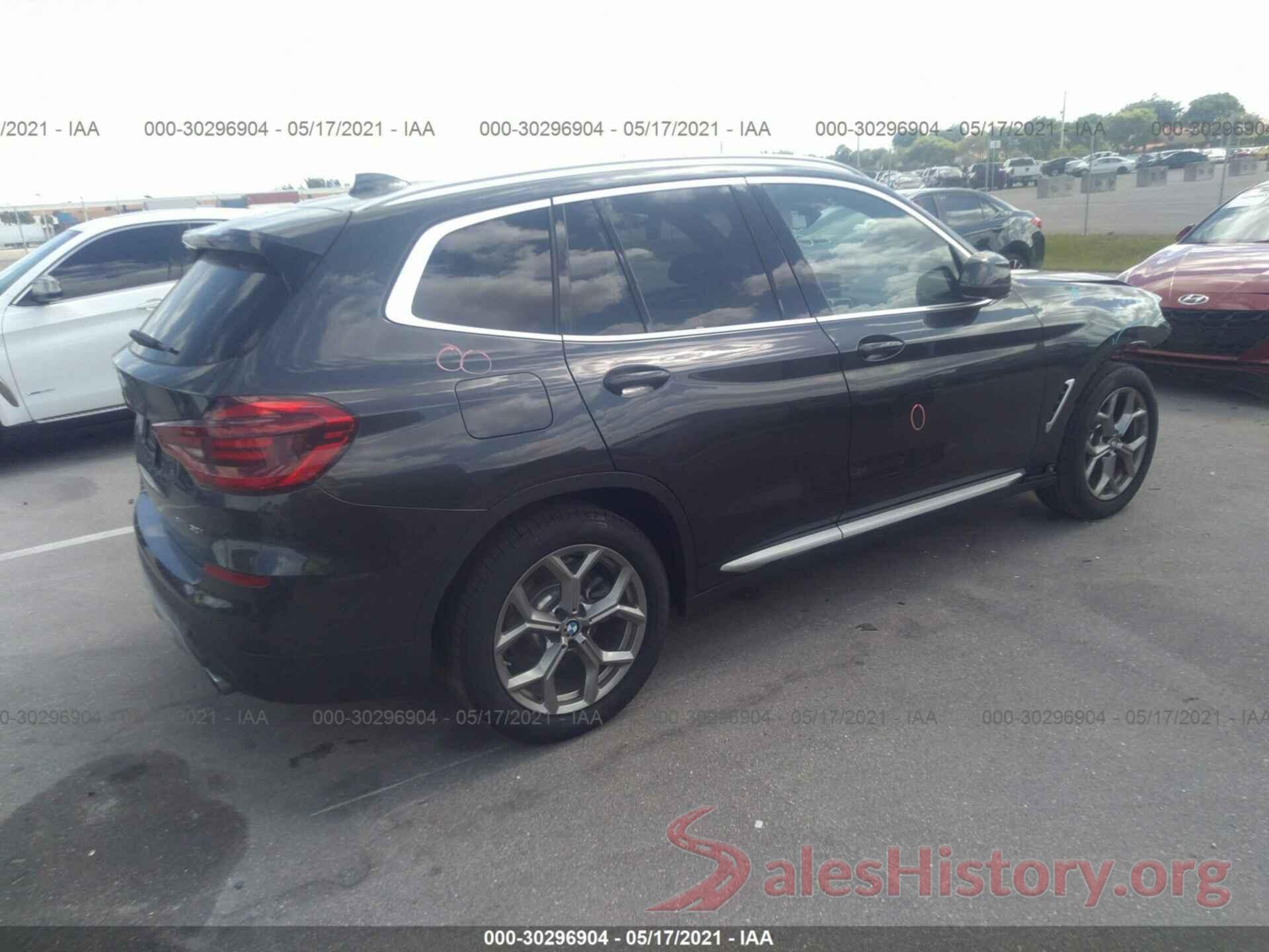 5UXTY3C07L9D36782 2020 BMW X3