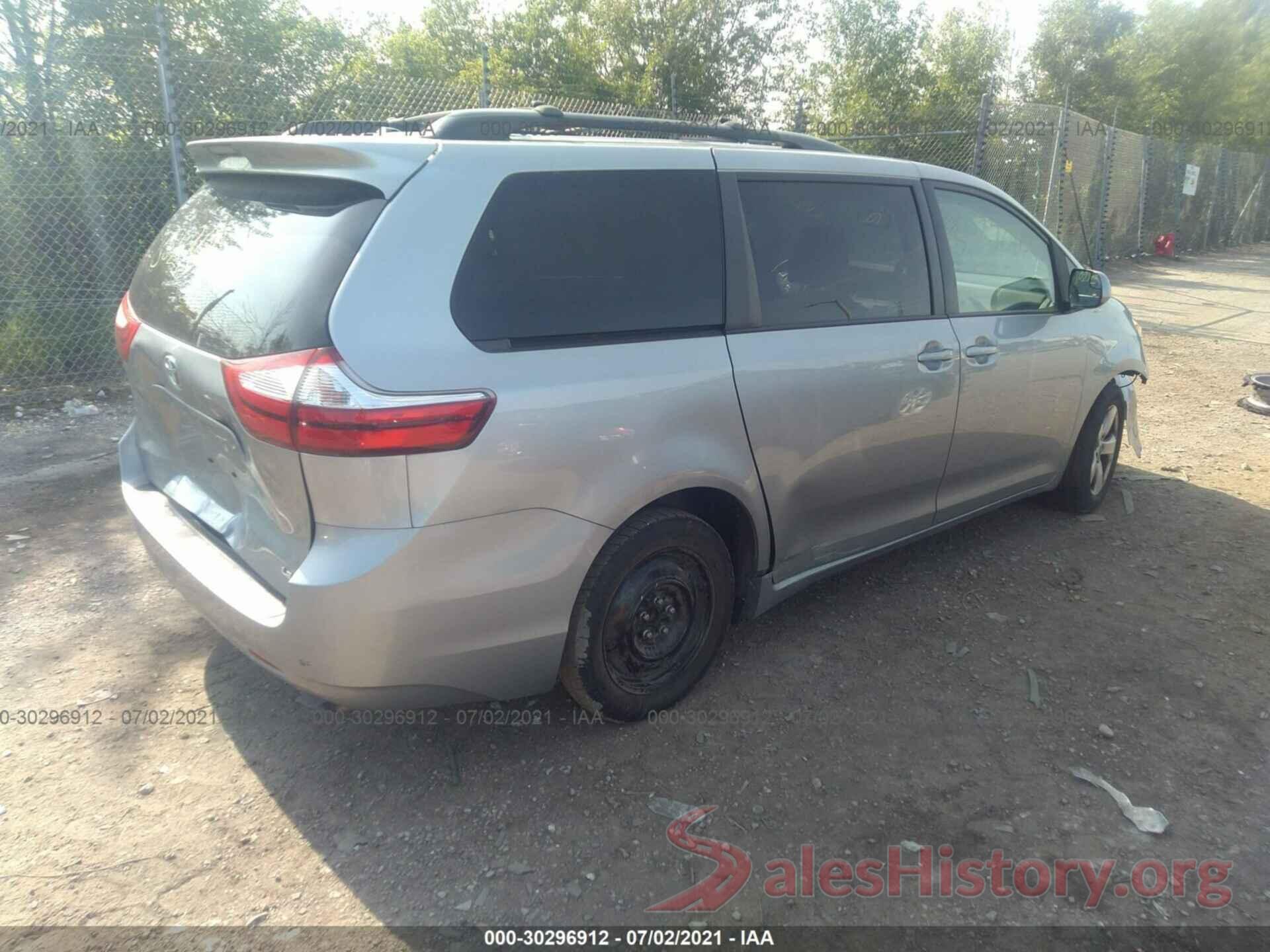 5TDKK3DC0GS738672 2016 TOYOTA SIENNA