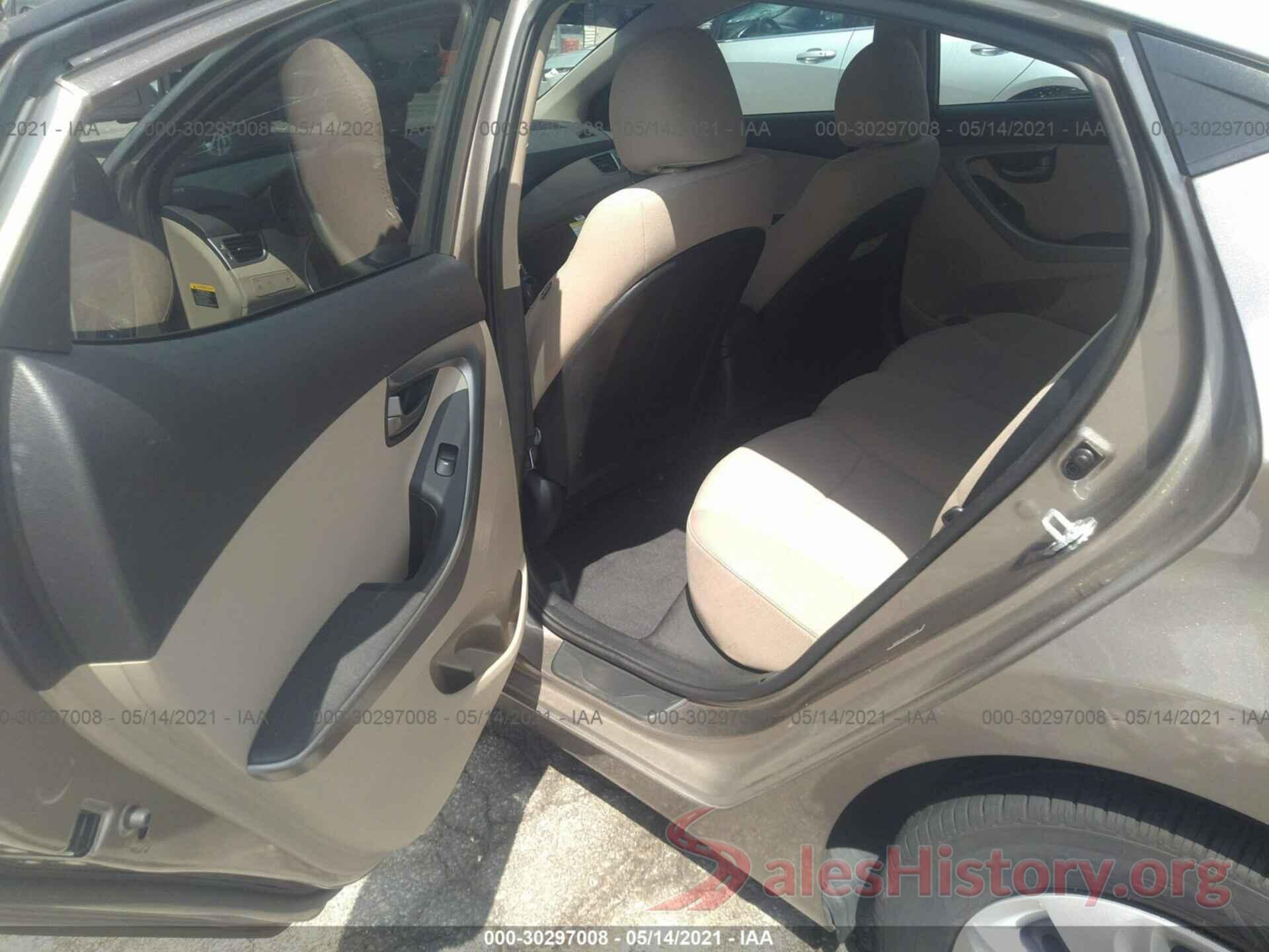 5NPDH4AE0GH787704 2016 HYUNDAI ELANTRA