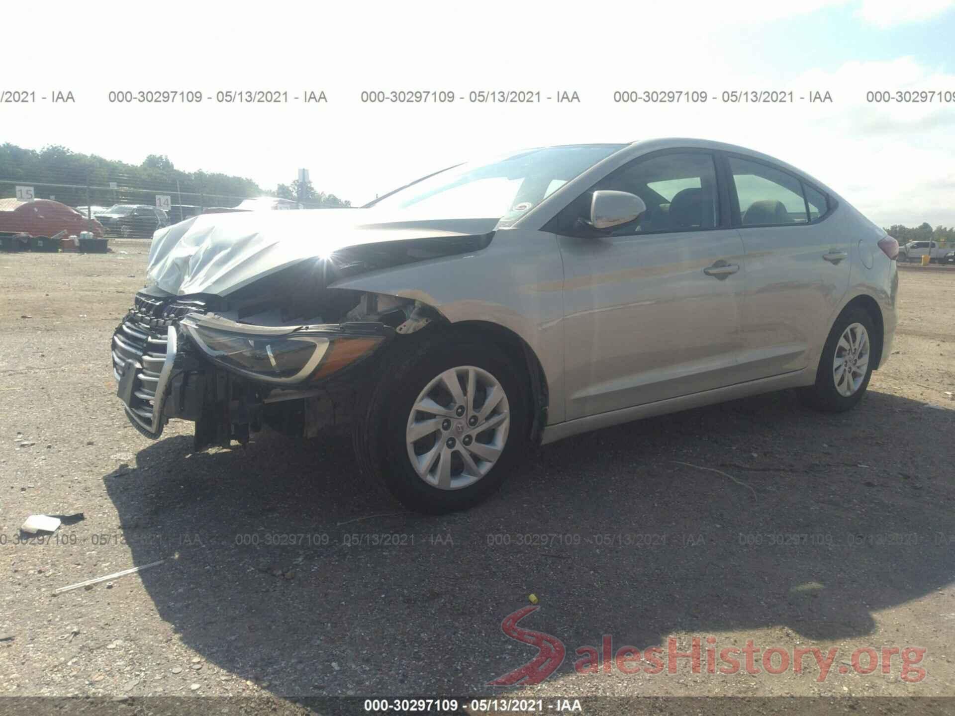 5NPD74LF2HH127464 2017 HYUNDAI ELANTRA