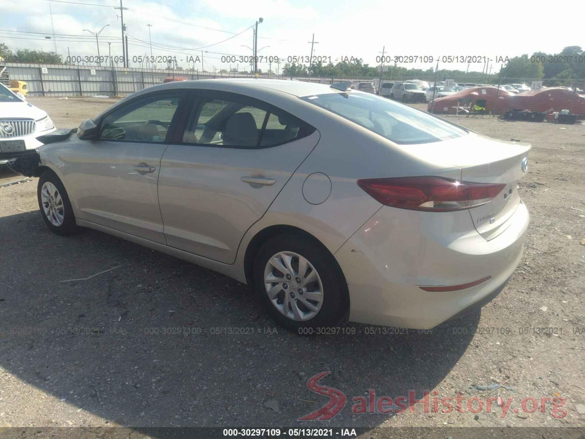 5NPD74LF2HH127464 2017 HYUNDAI ELANTRA