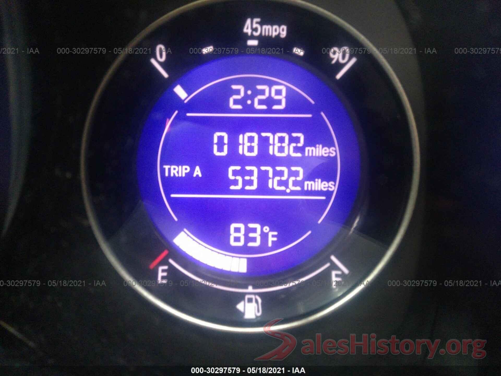 3HGGK5H64KM734317 2019 HONDA FIT