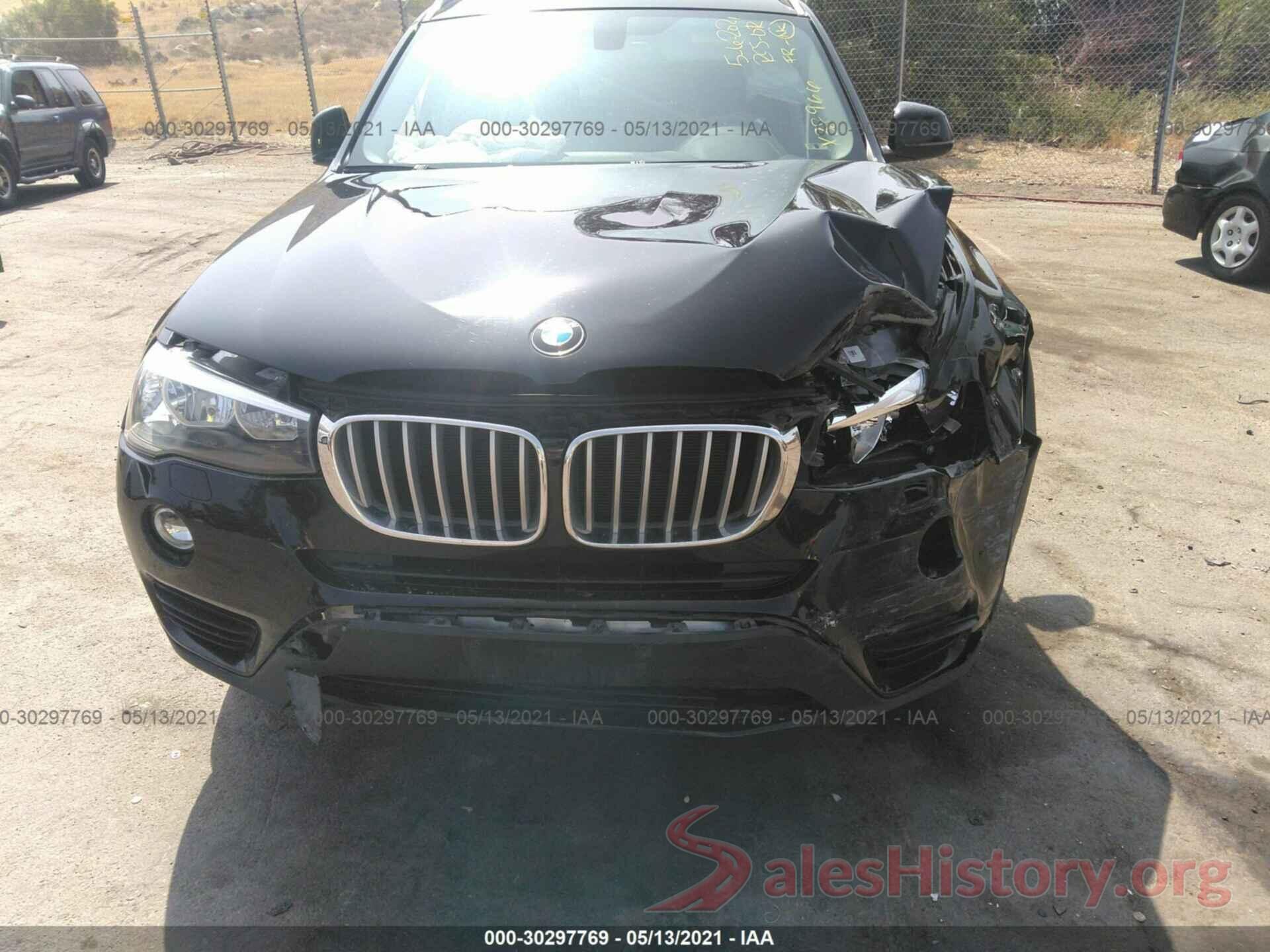 5UXWZ7C35H0X38966 2017 BMW X3