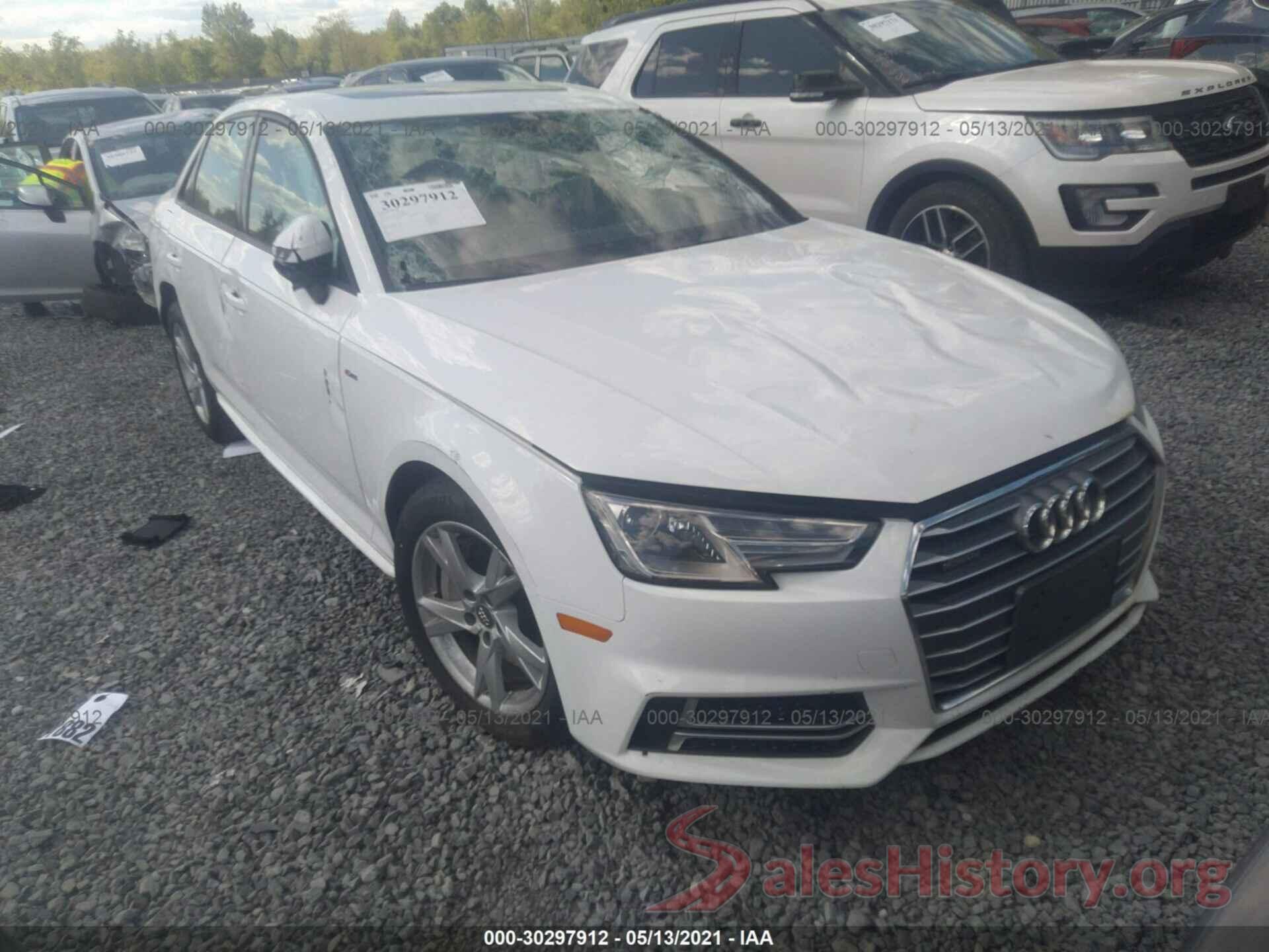 WAUDNAF43JA058647 2018 AUDI A4