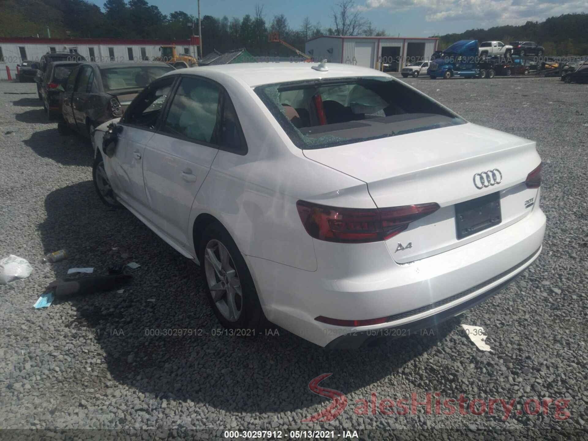 WAUDNAF43JA058647 2018 AUDI A4