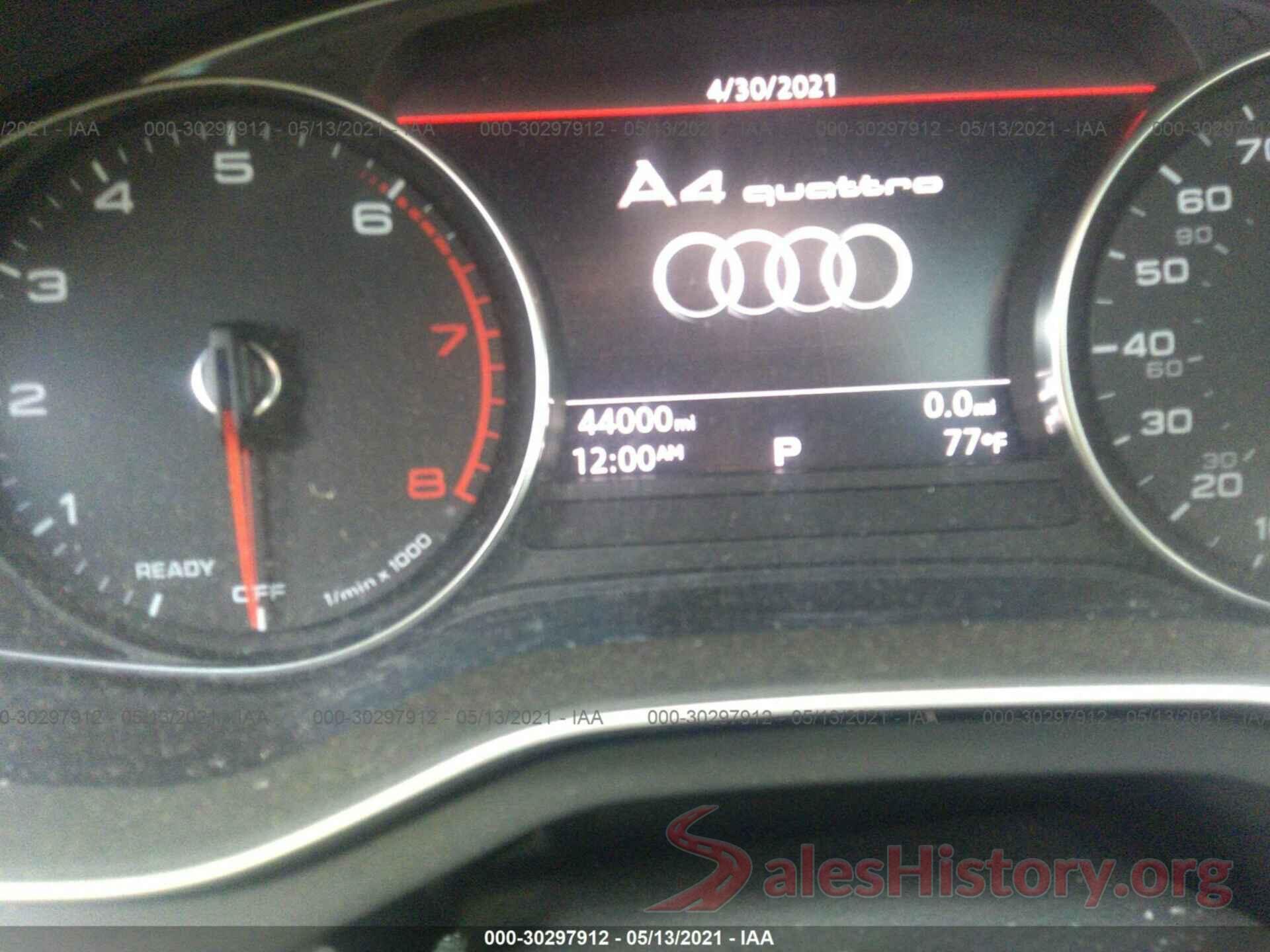 WAUDNAF43JA058647 2018 AUDI A4