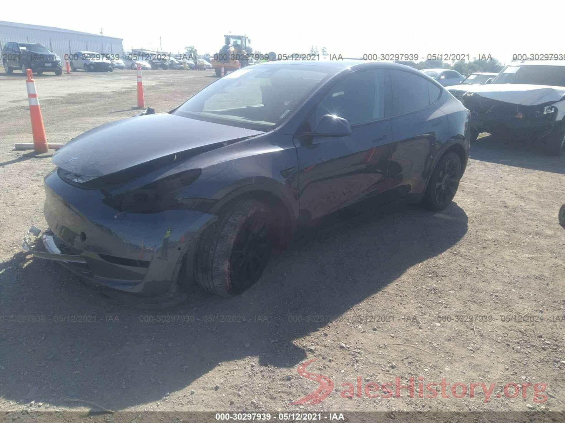 5YJYGDEE8LF022666 2020 TESLA MODEL Y