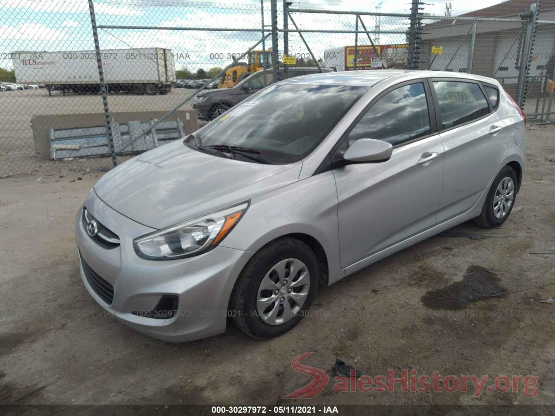 KMHCT5AE2GU274858 2016 HYUNDAI ACCENT