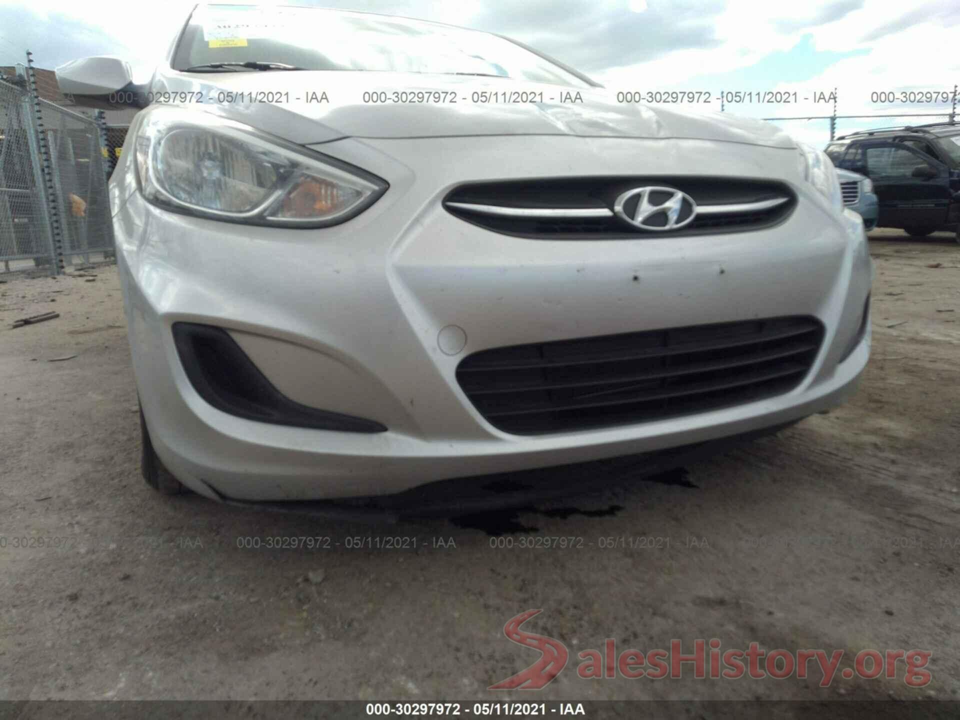 KMHCT5AE2GU274858 2016 HYUNDAI ACCENT