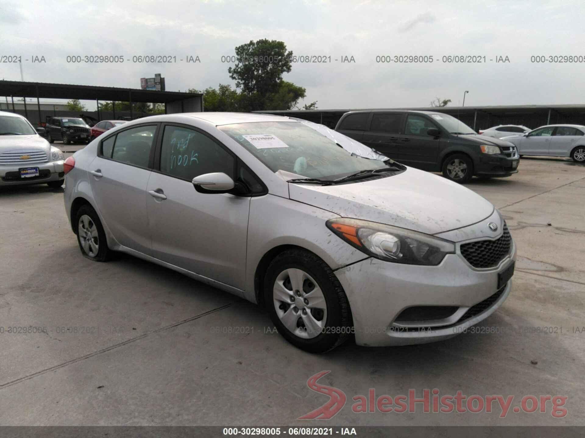 KNAFX4A63G5522695 2016 KIA FORTE