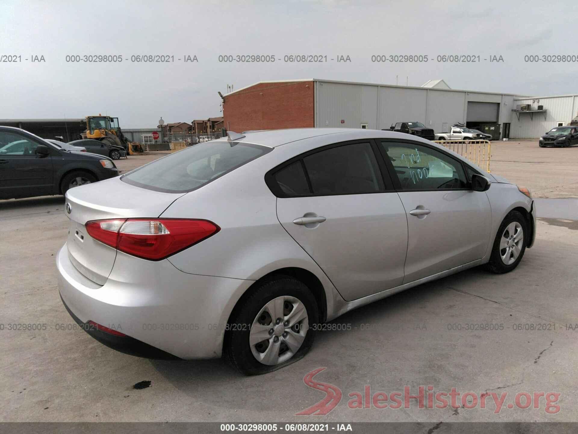 KNAFX4A63G5522695 2016 KIA FORTE