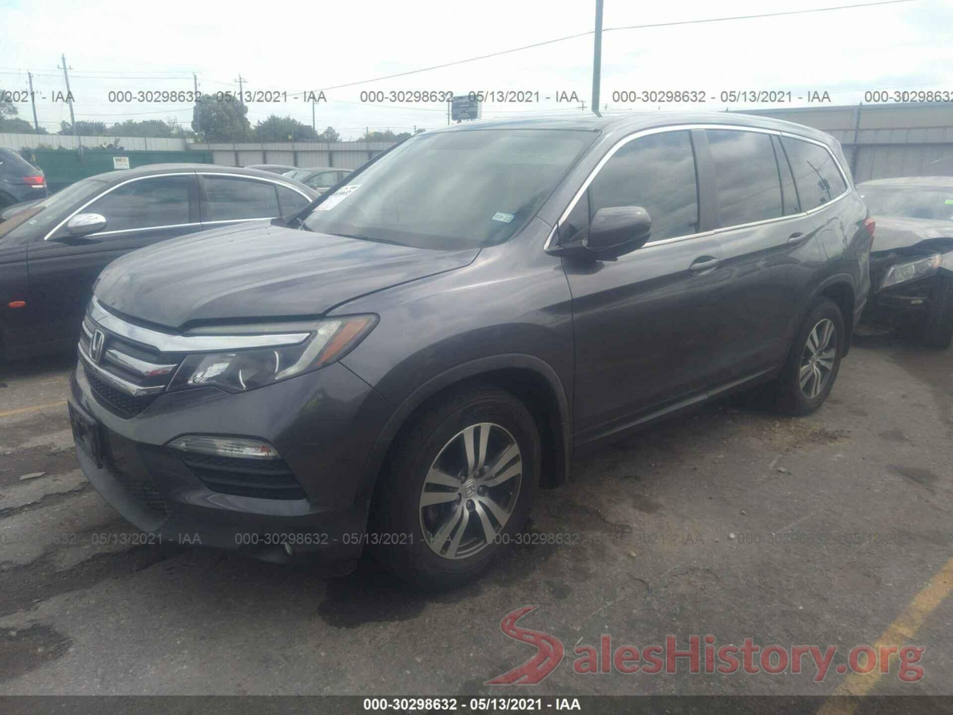 5FNYF5H54GB012372 2016 HONDA PILOT