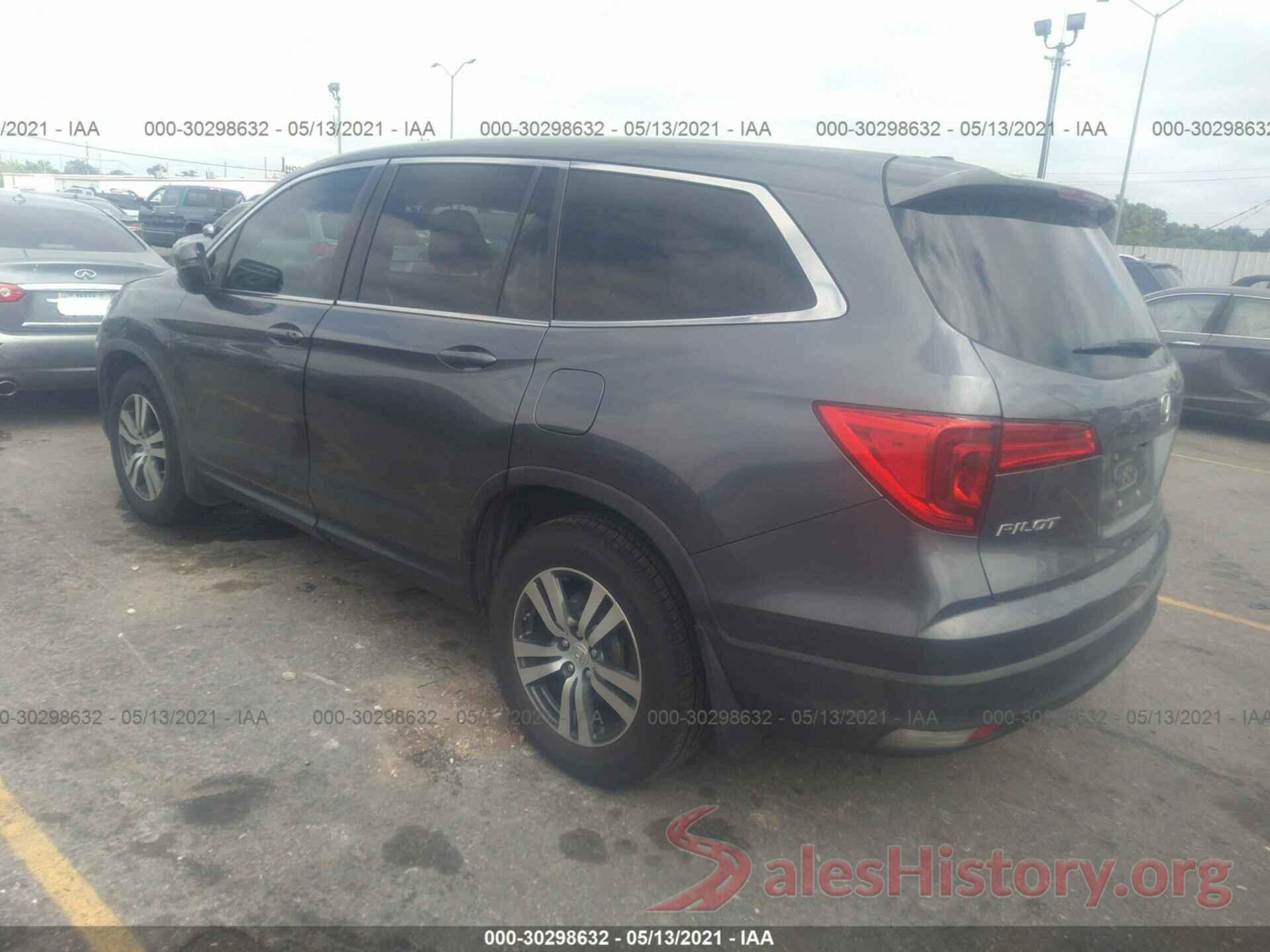 5FNYF5H54GB012372 2016 HONDA PILOT