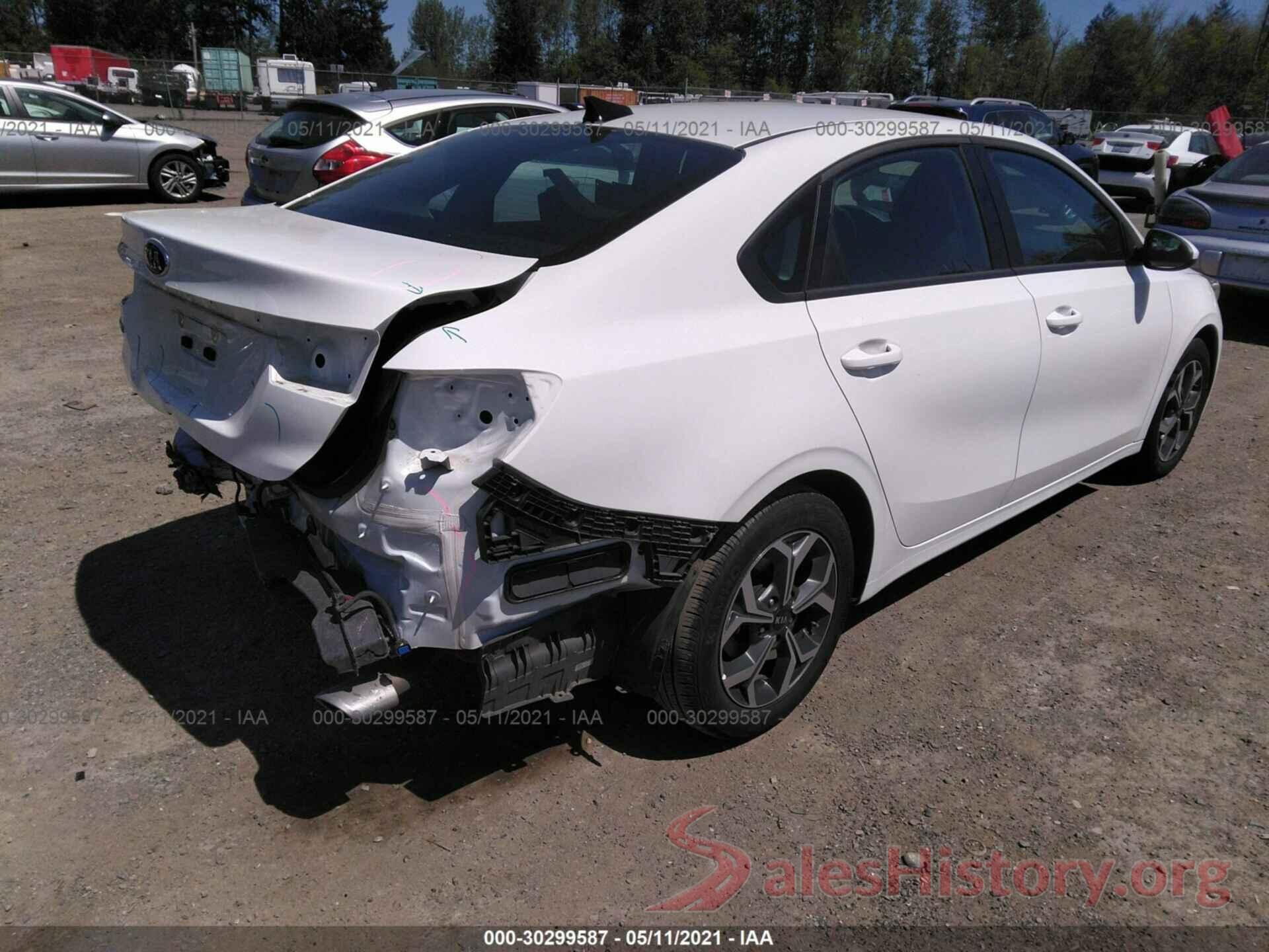 3KPF24AD6LE179783 2020 KIA FORTE