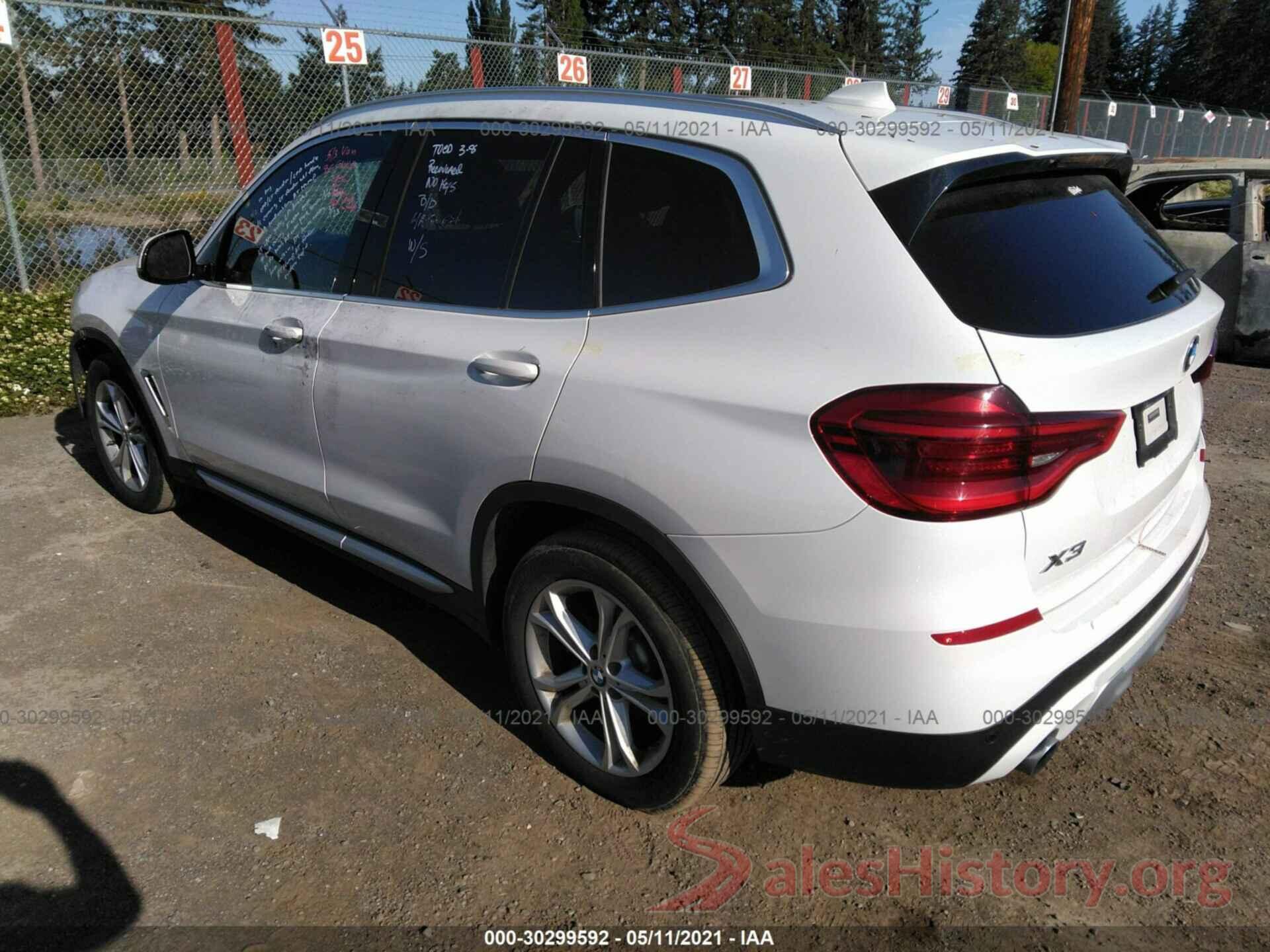 5UXTY3C09L9B70247 2020 BMW X3