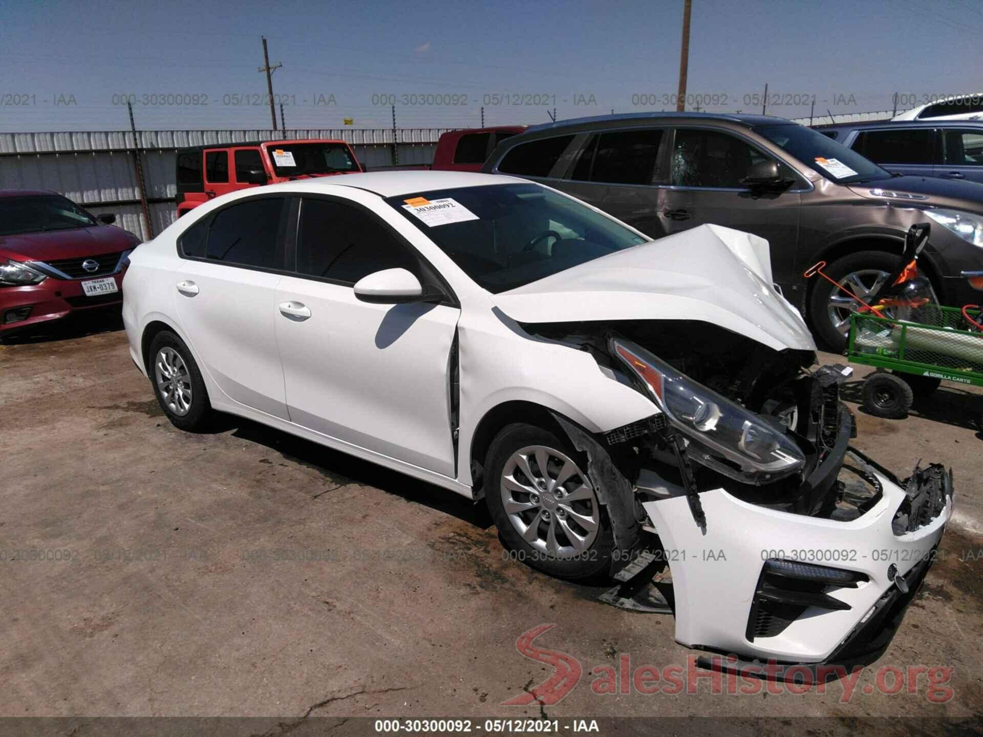 3KPF24ADXKE034177 2019 KIA FORTE