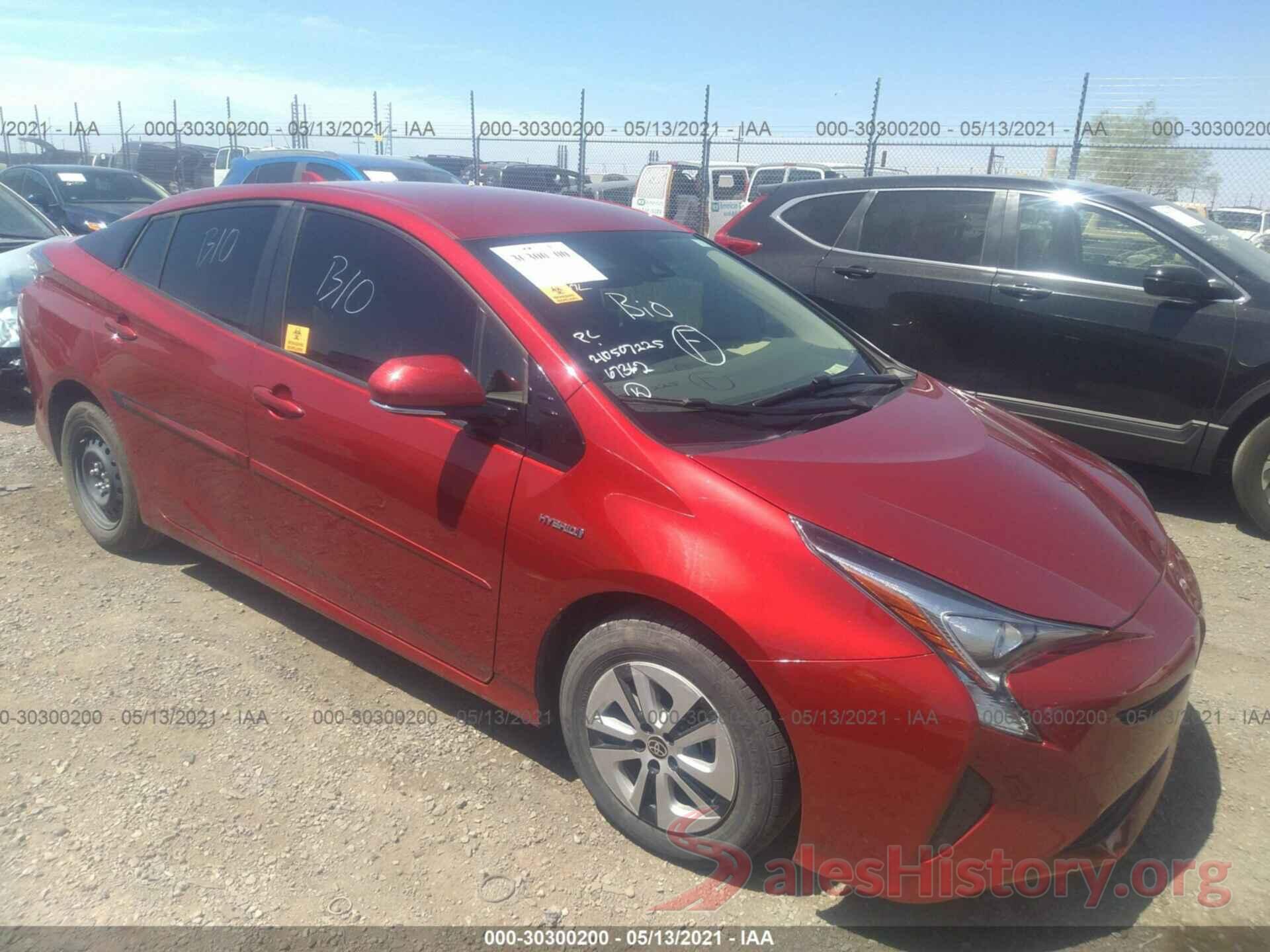 JTDKARFU8J3545013 2018 TOYOTA PRIUS