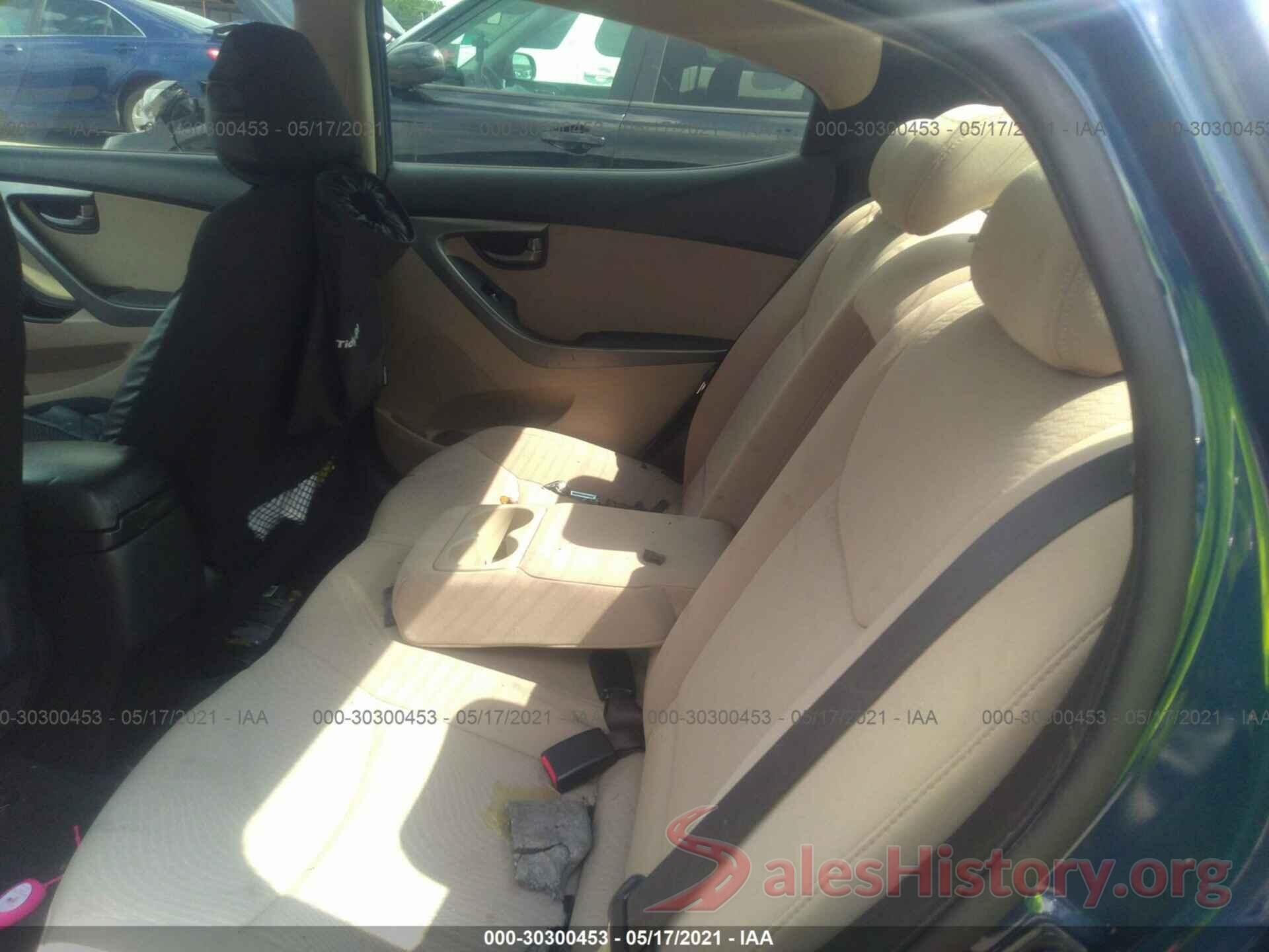 KMHDH4AE2GU543828 2016 HYUNDAI ELANTRA