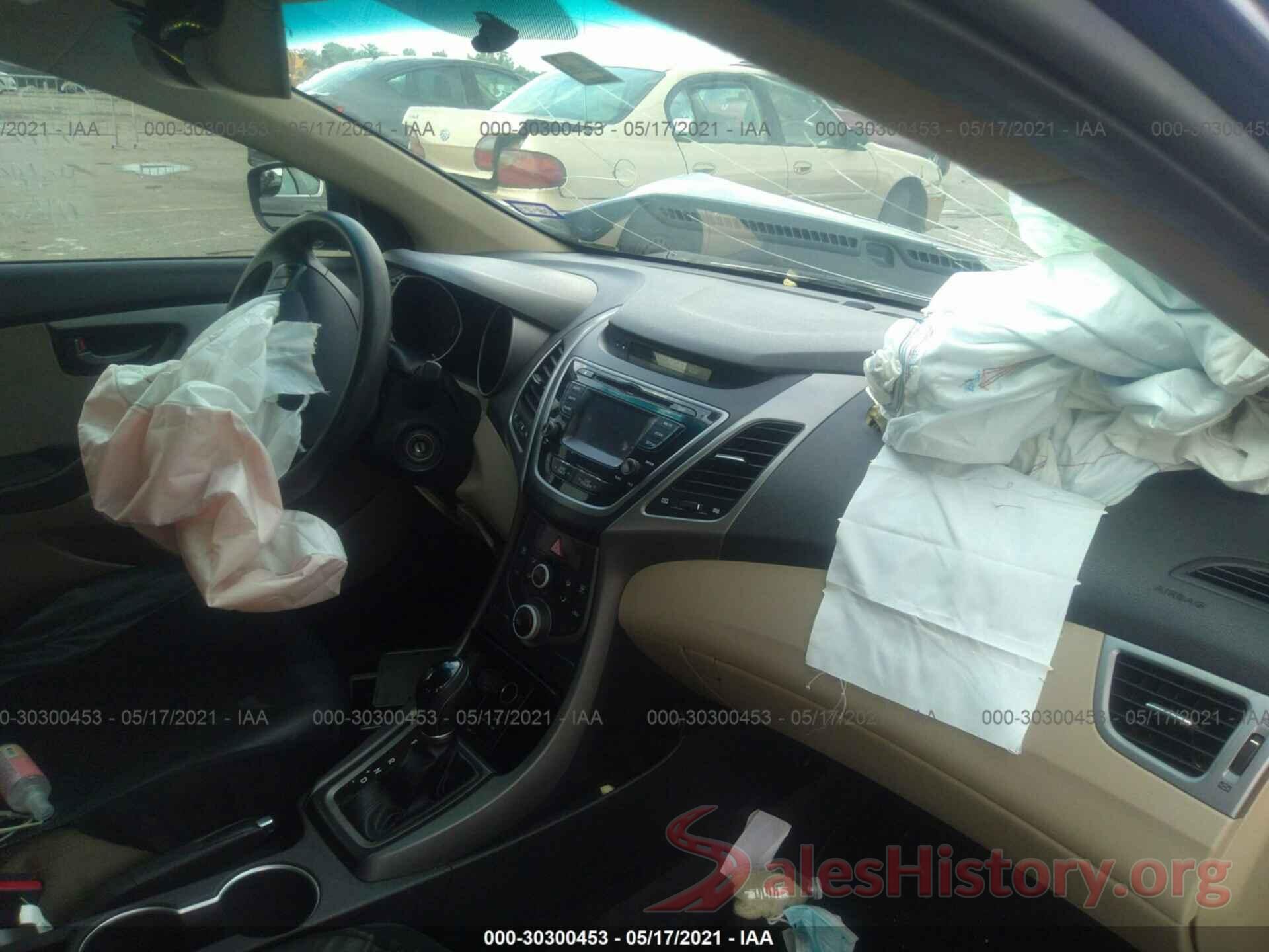 KMHDH4AE2GU543828 2016 HYUNDAI ELANTRA