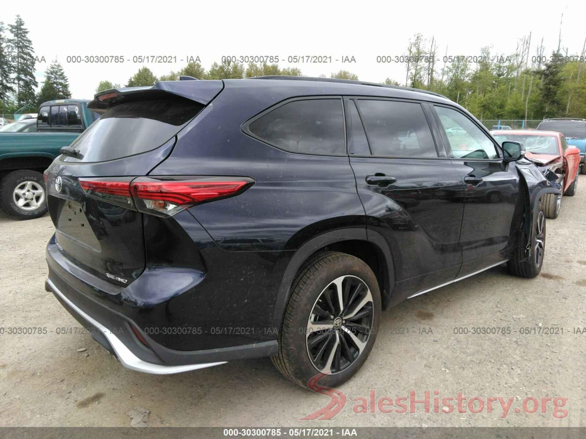 5TDLZRBH0MS070398 2021 TOYOTA HIGHLANDER