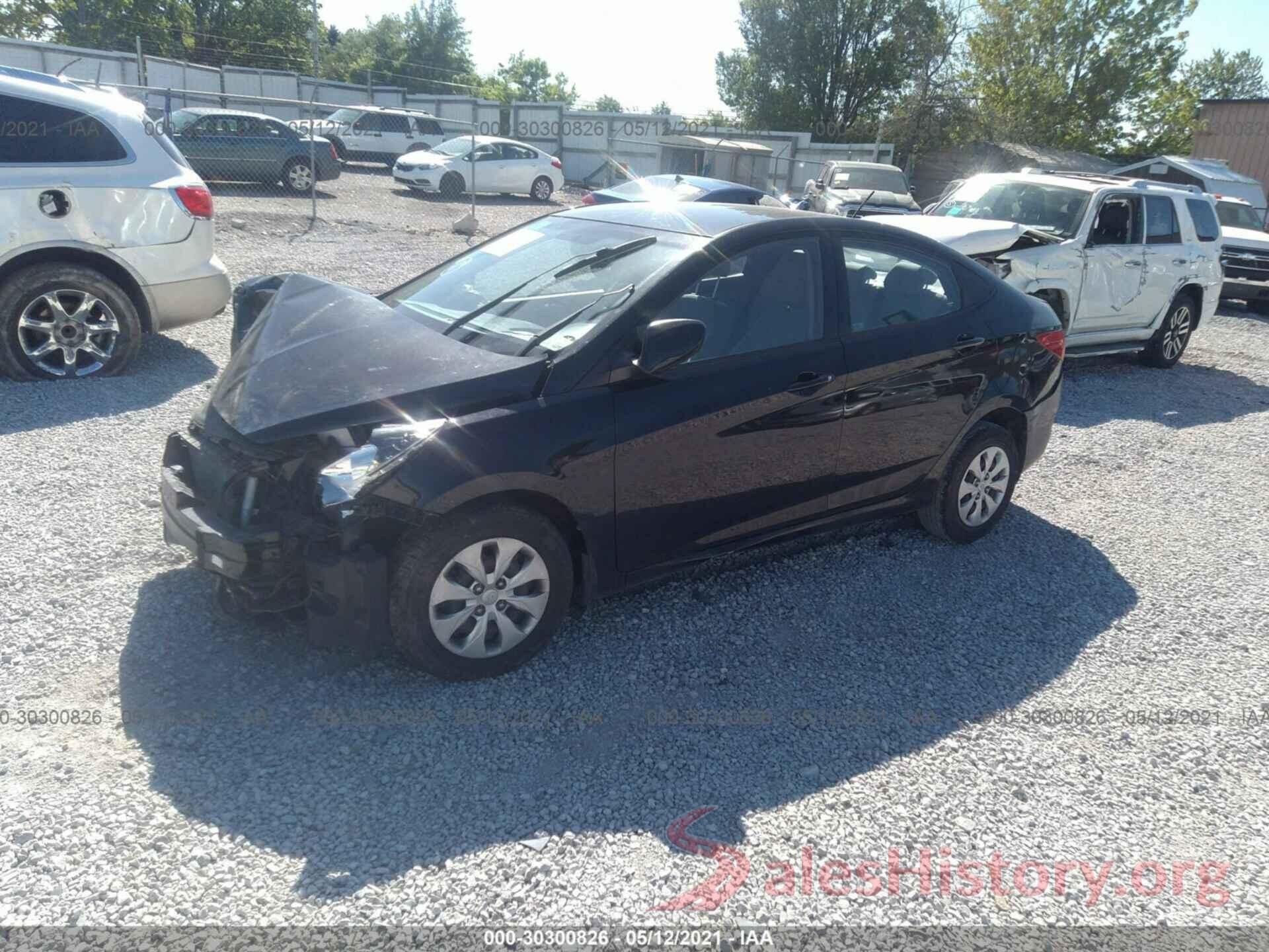 KMHCT4AE6GU080084 2016 HYUNDAI ACCENT