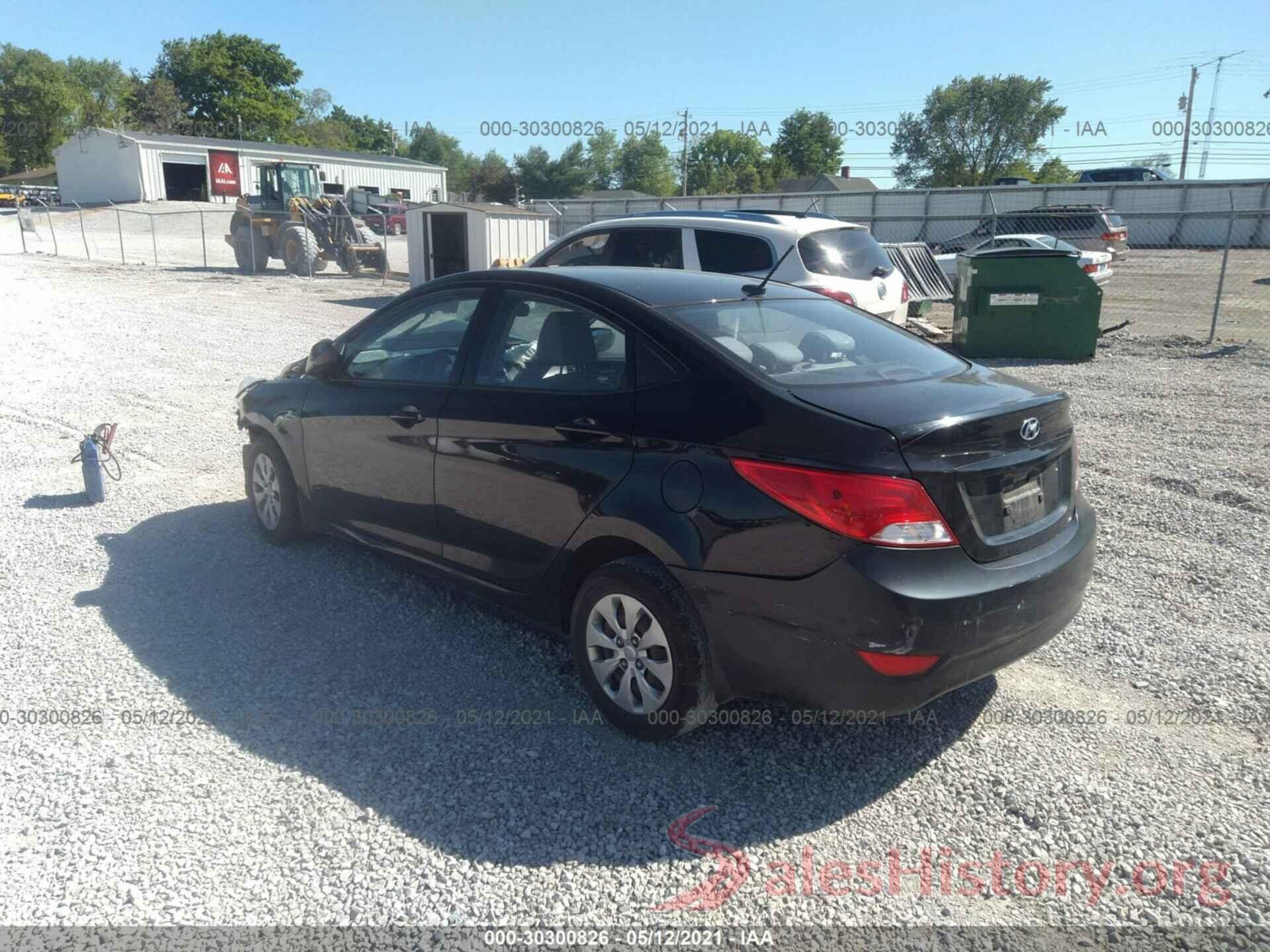 KMHCT4AE6GU080084 2016 HYUNDAI ACCENT