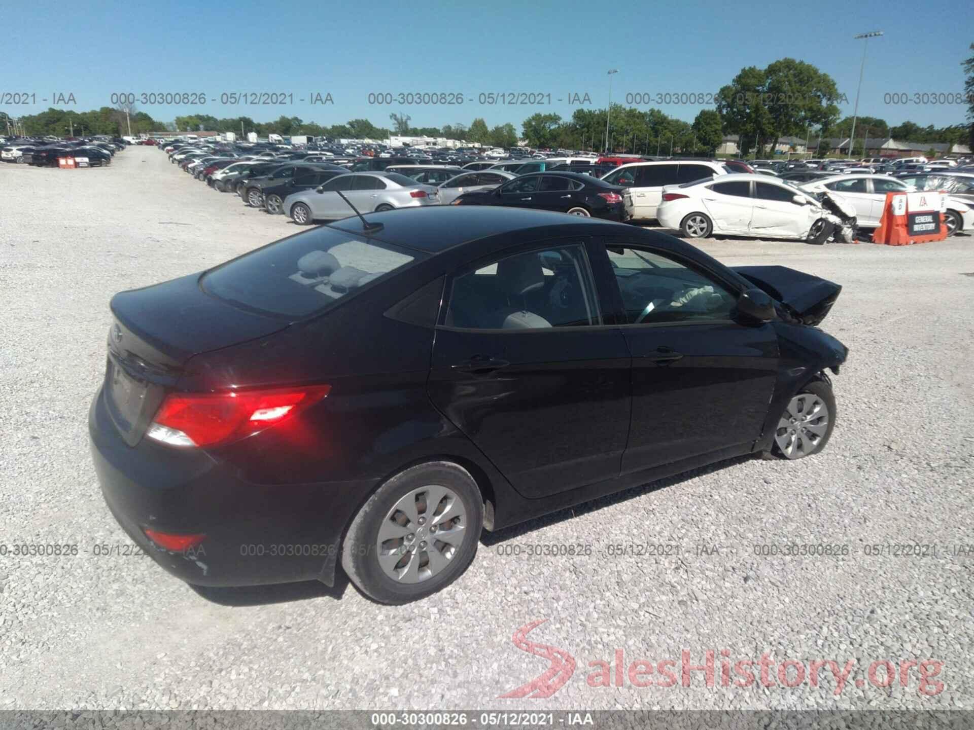 KMHCT4AE6GU080084 2016 HYUNDAI ACCENT