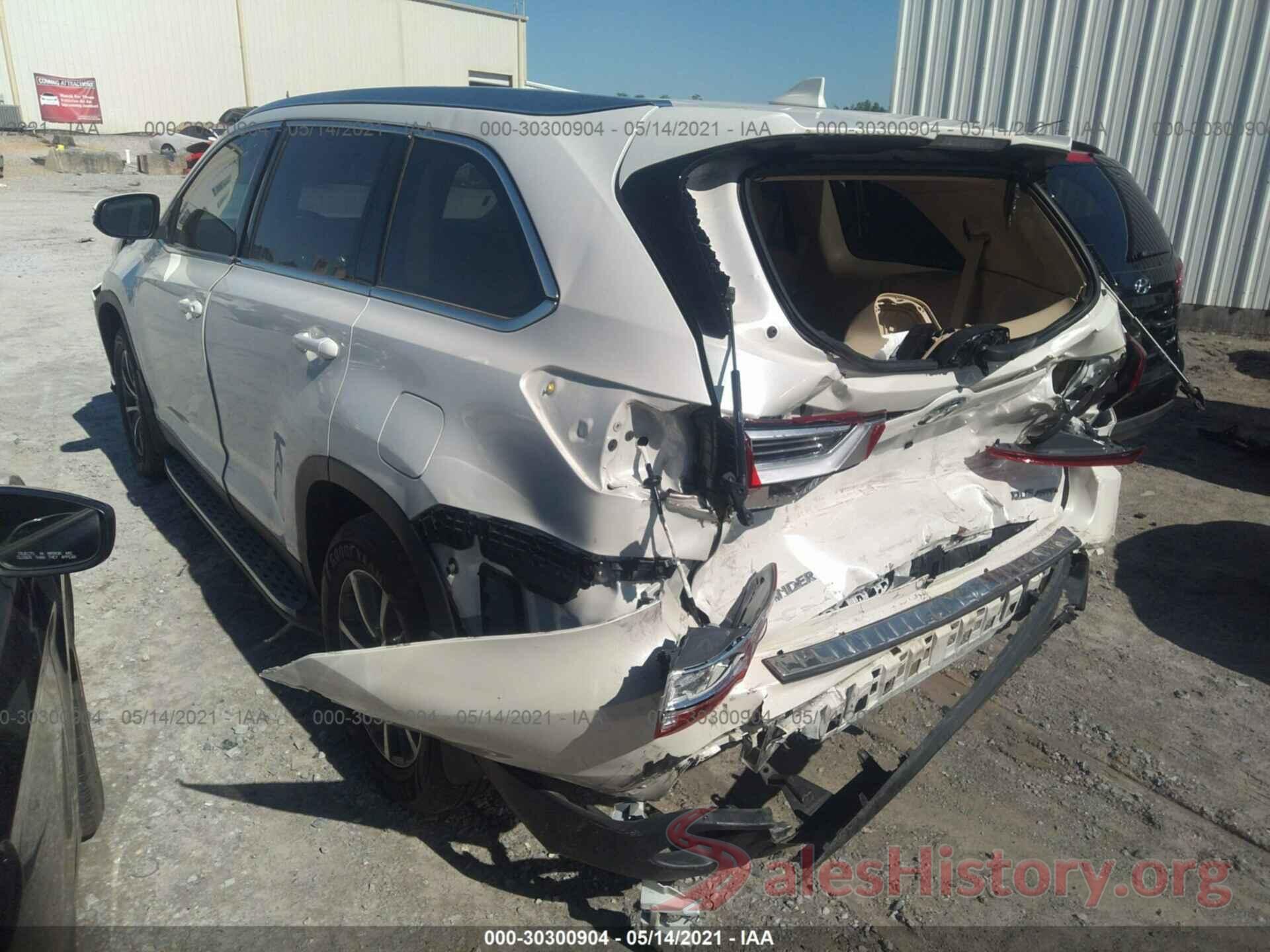 5TDJZRFH6KS611856 2019 TOYOTA HIGHLANDER