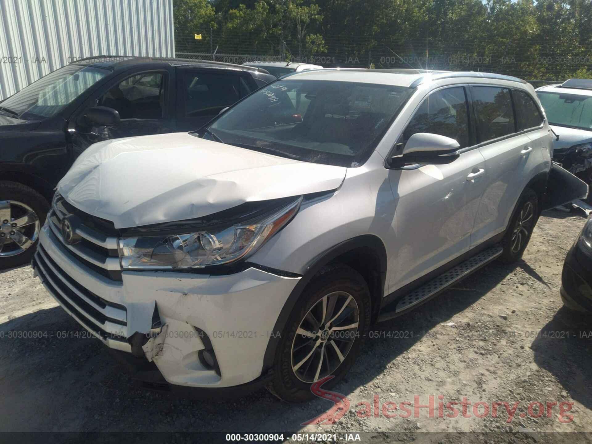 5TDJZRFH6KS611856 2019 TOYOTA HIGHLANDER