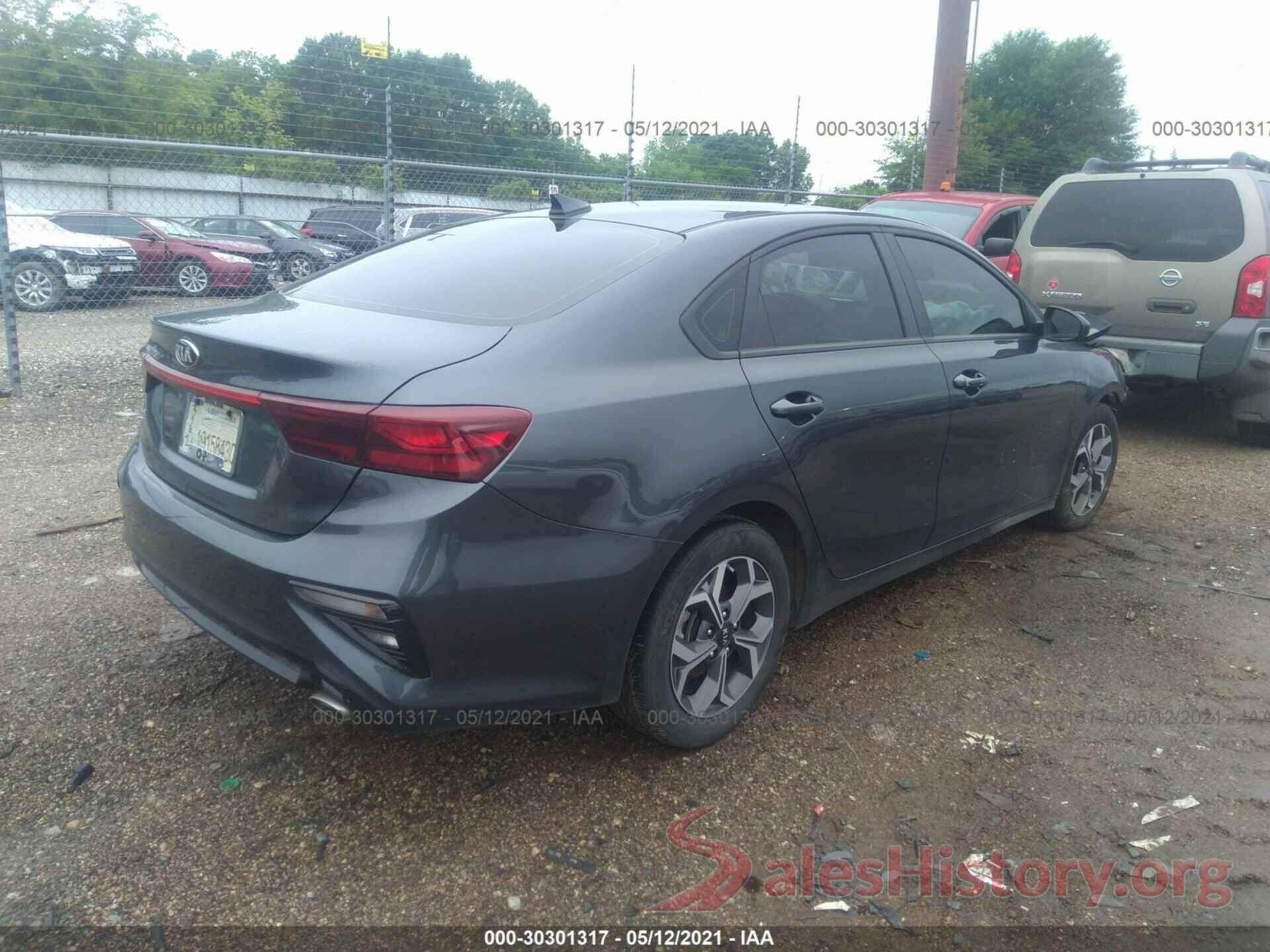 3KPF24AD3KE133780 2019 KIA FORTE