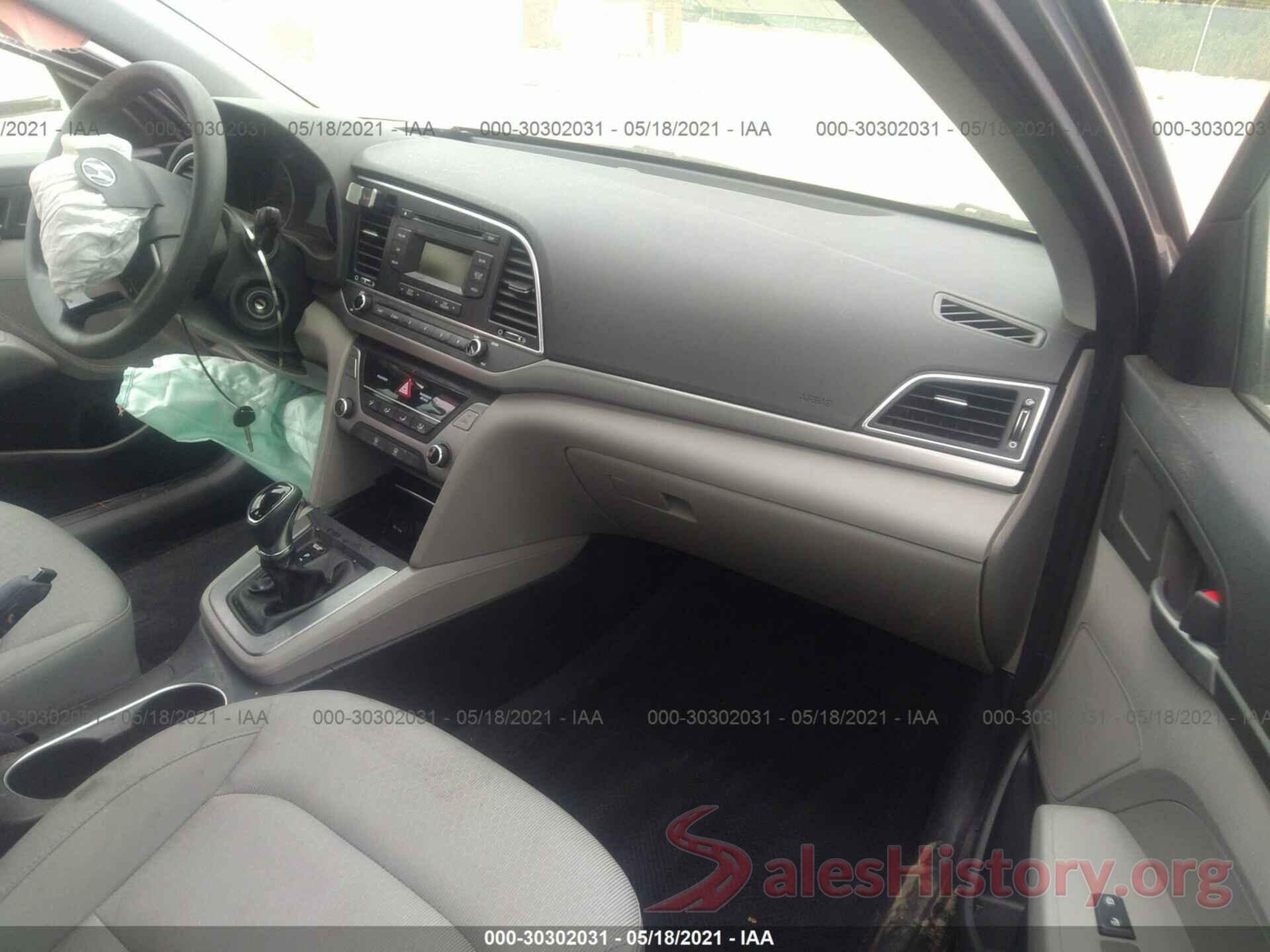 KMHD74LF4HU119853 2017 HYUNDAI ELANTRA