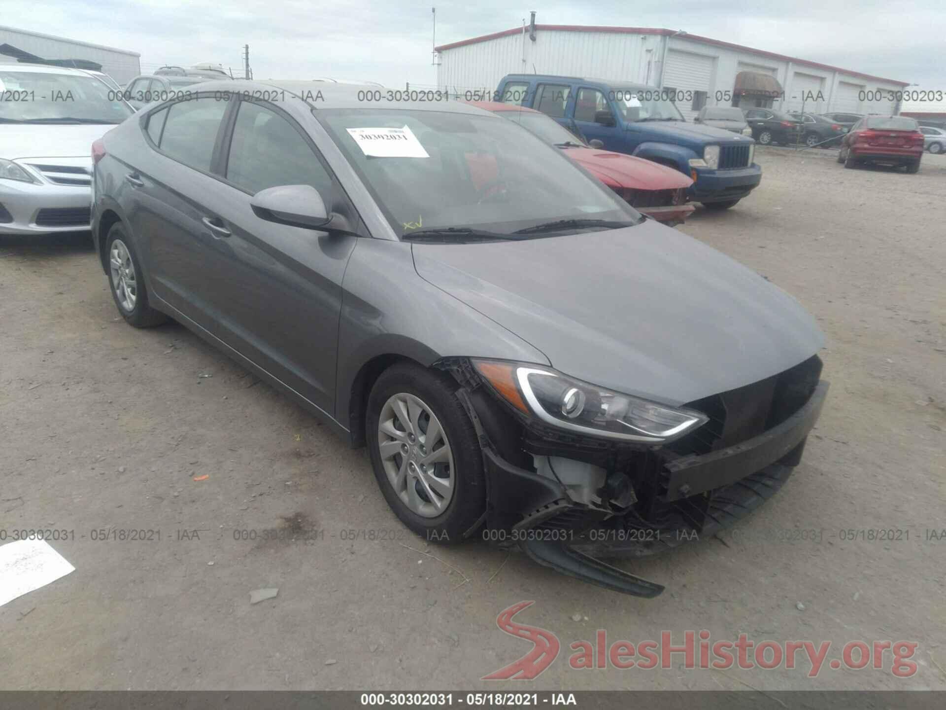 KMHD74LF4HU119853 2017 HYUNDAI ELANTRA