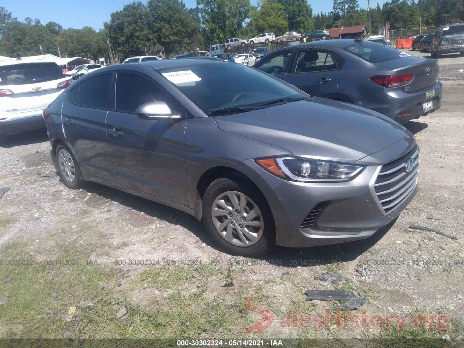 KMHD74LF6JU657055 2018 HYUNDAI ELANTRA