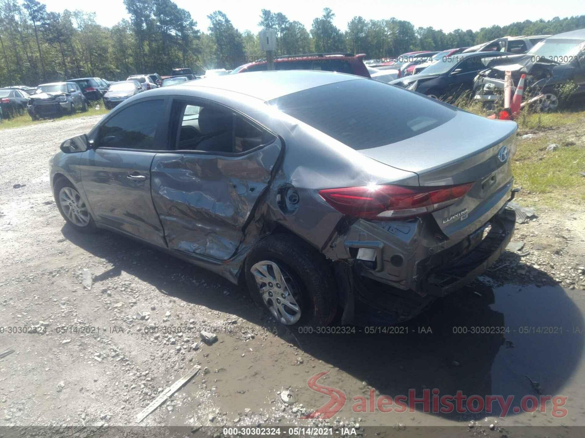 KMHD74LF6JU657055 2018 HYUNDAI ELANTRA