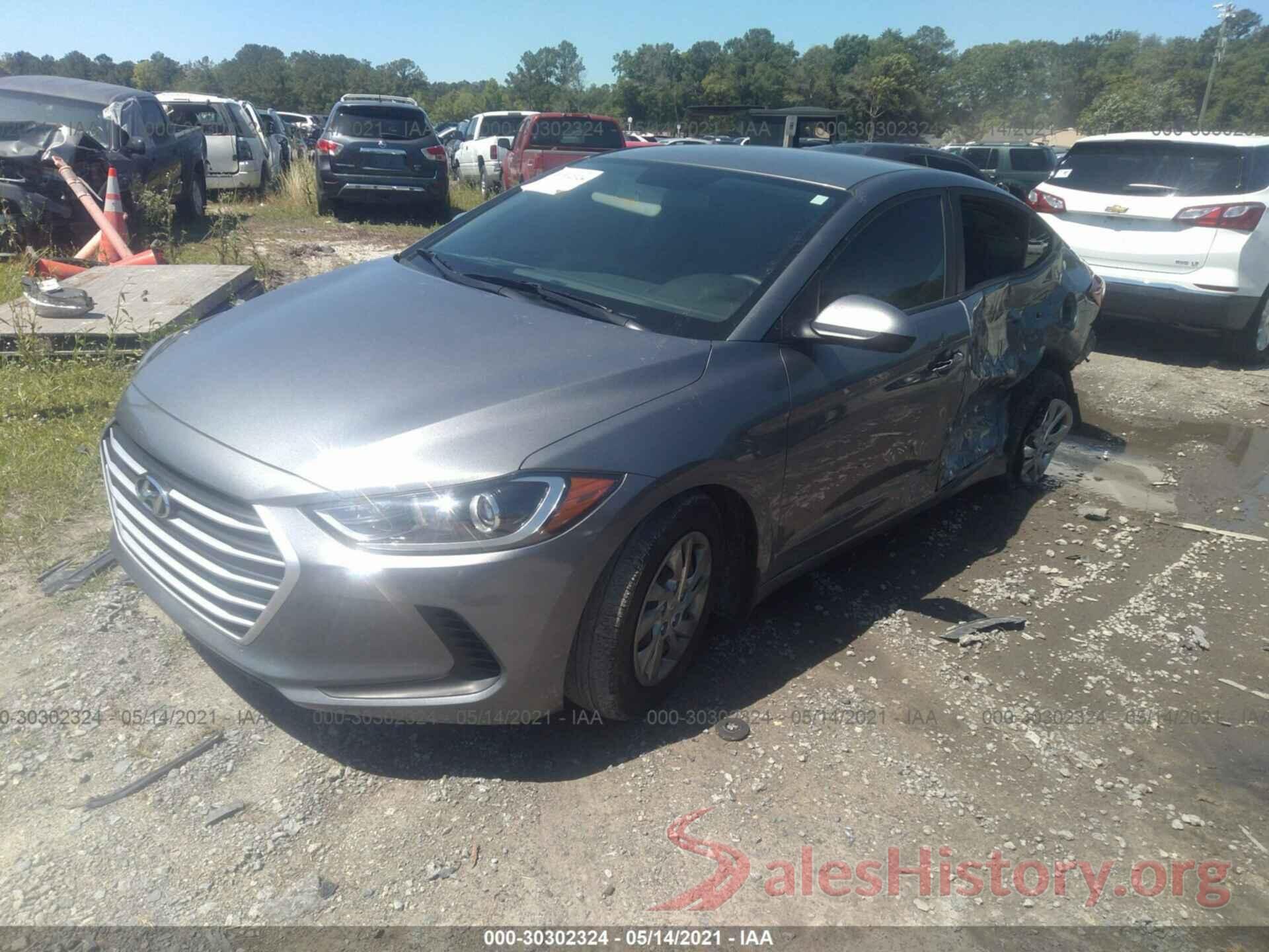 KMHD74LF6JU657055 2018 HYUNDAI ELANTRA