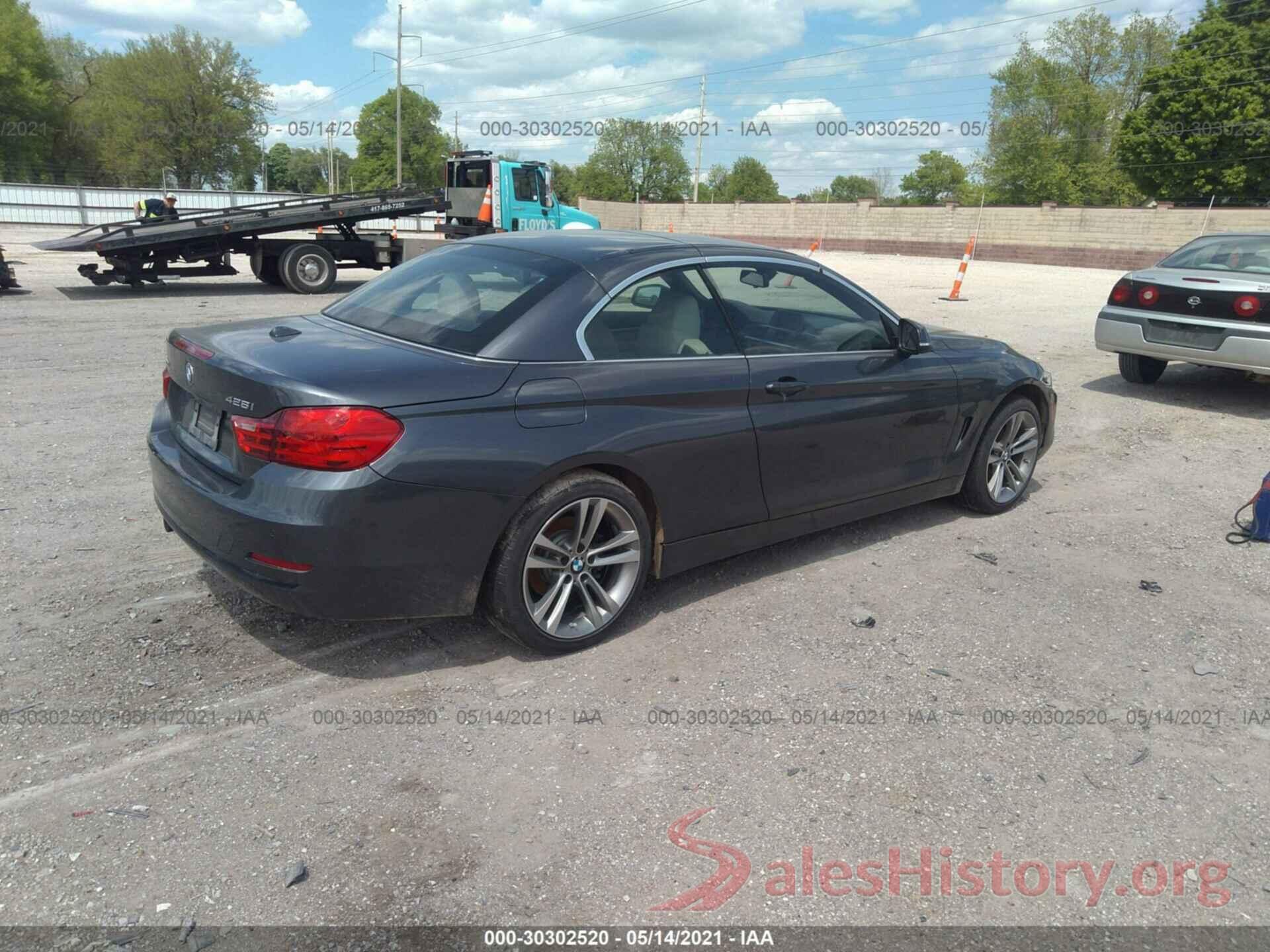 WBA3T1C5XGP822501 2016 BMW 4 SERIES